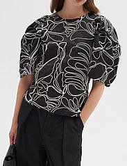 InWear - HodgeIW Blouse - short-sleeved blouses - black / whisper white - 0