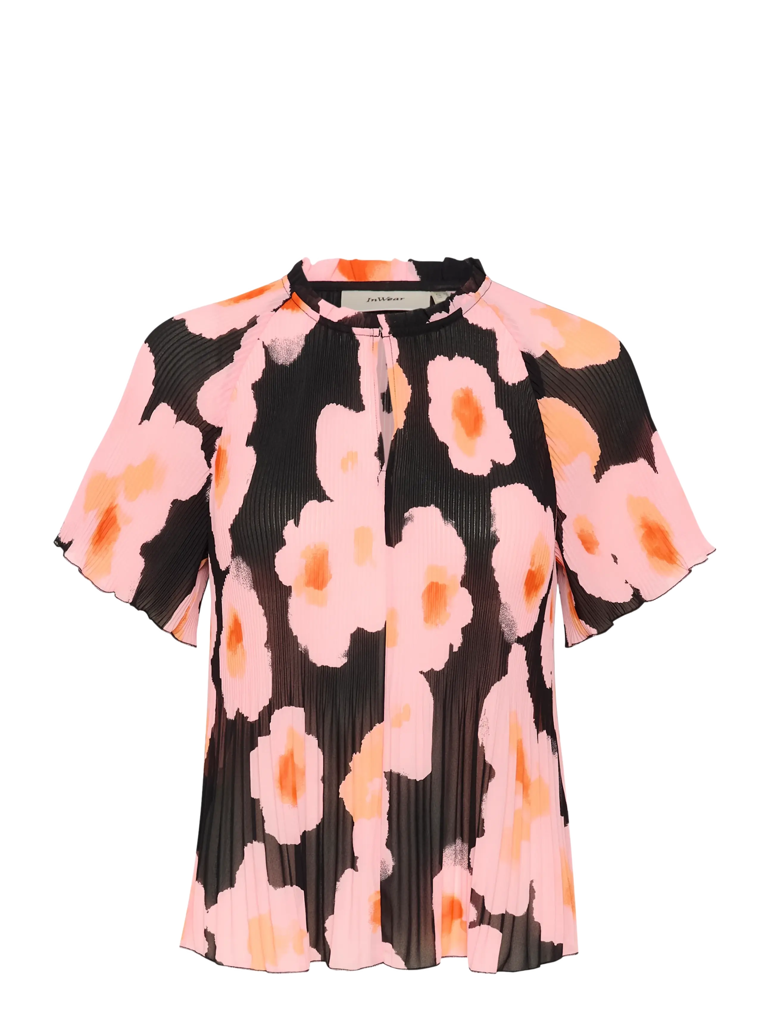 InWear - HendraIW Top - kortärmade blusar - pink poetic flower - 1