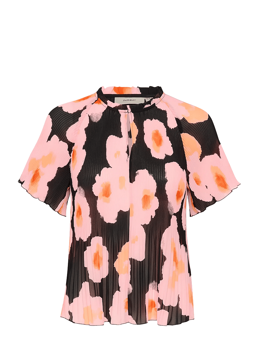 InWear - HendraIW Top - kortärmade blusar - pink poetic flower - 1