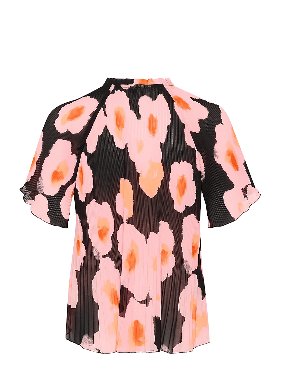 InWear - HendraIW Top - kortärmade blusar - pink poetic flower - 2