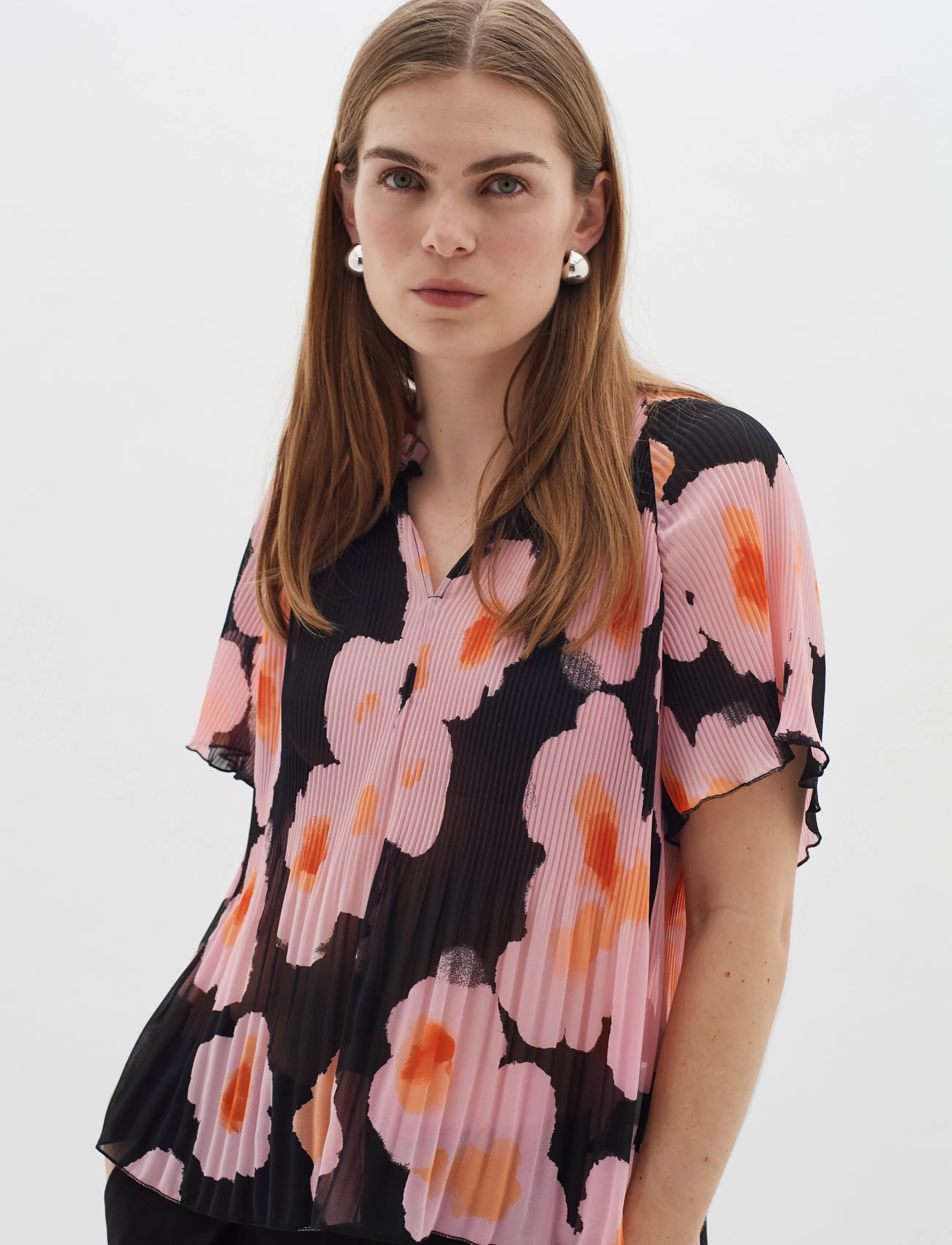 InWear HendraIW Top - Blusar & Skjortor - PINK POETIC FLOWER / pink/rose