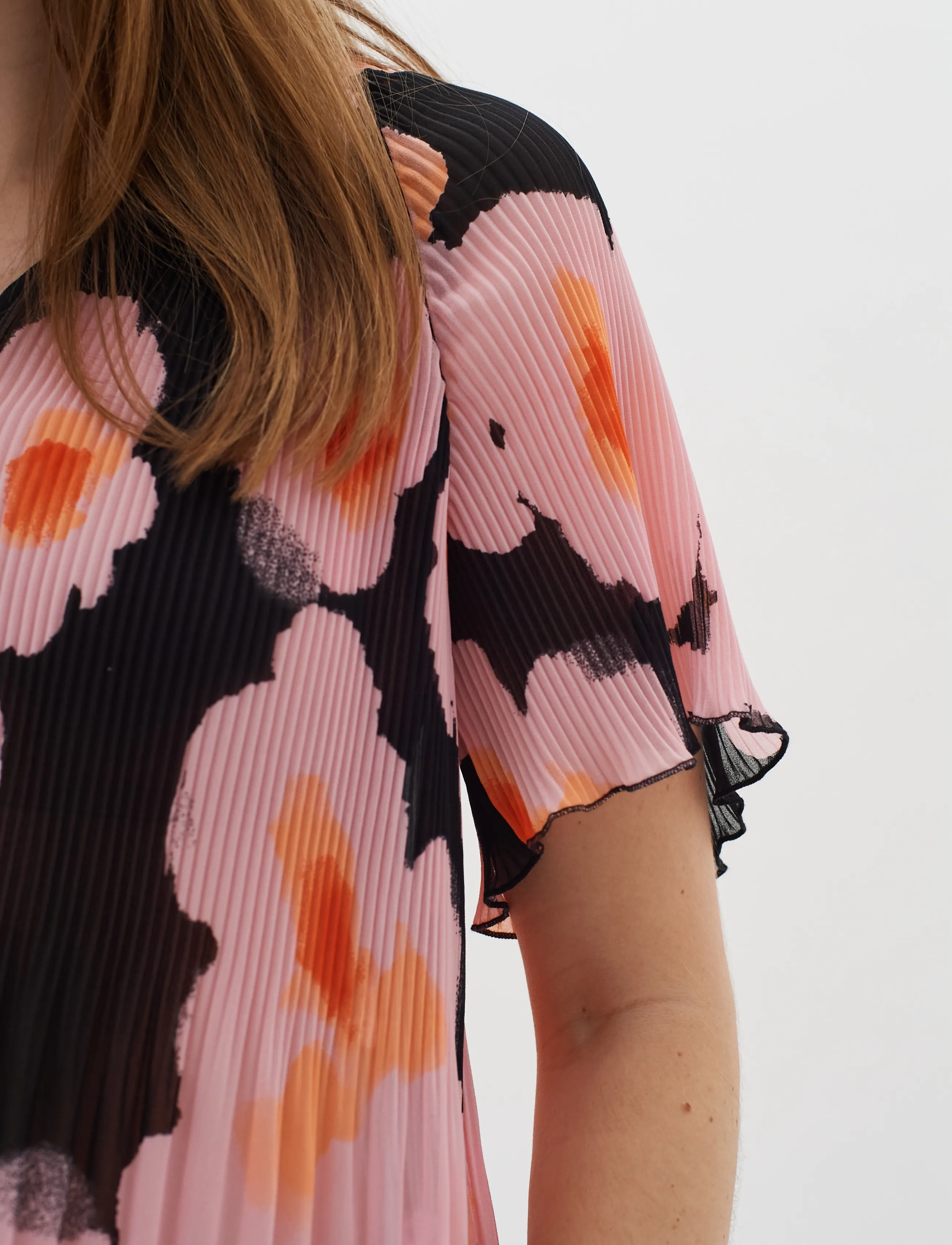 InWear - HendraIW Top - kortärmade blusar - pink poetic flower - 5