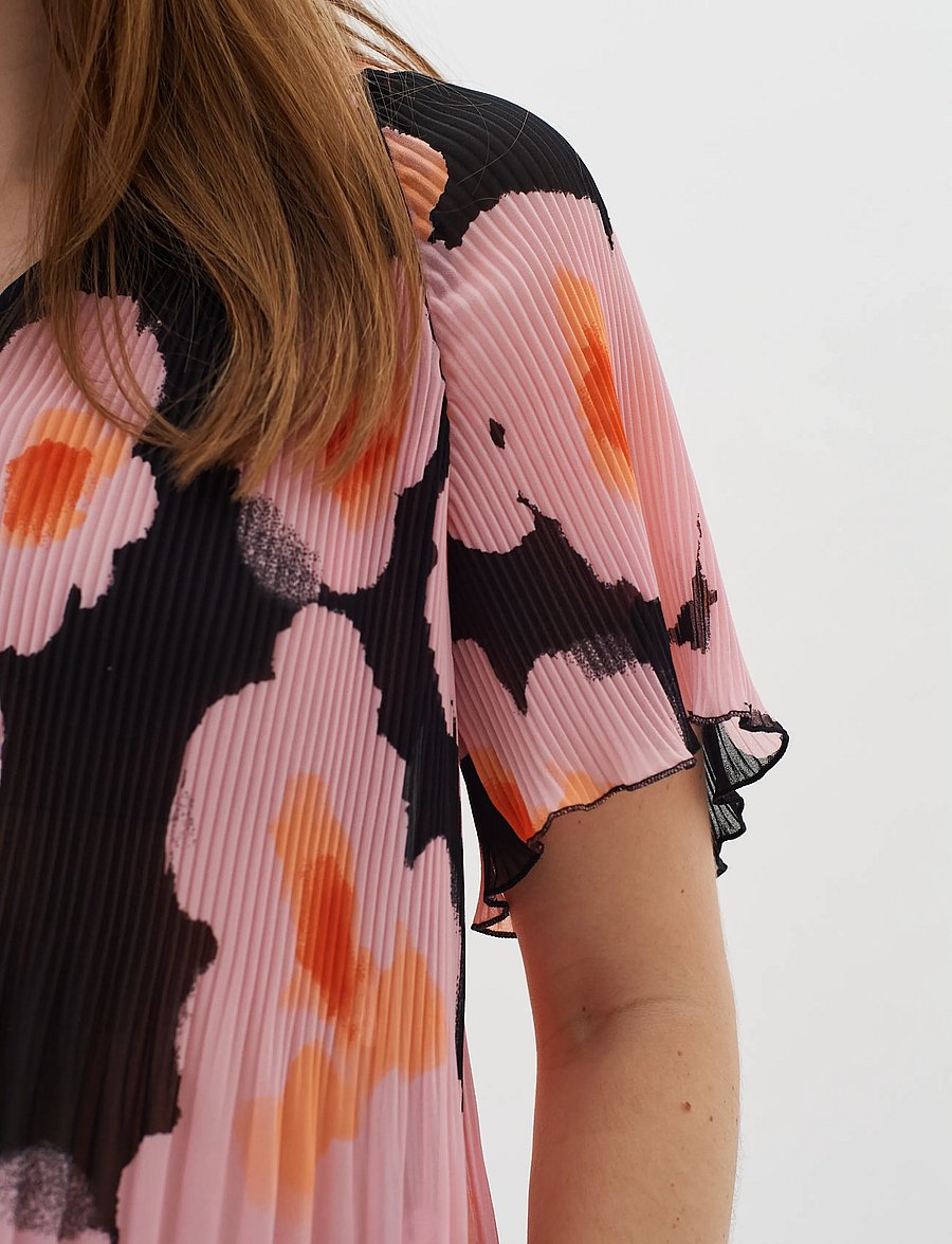 InWear - HendraIW Top - kortärmade blusar - pink poetic flower - 5