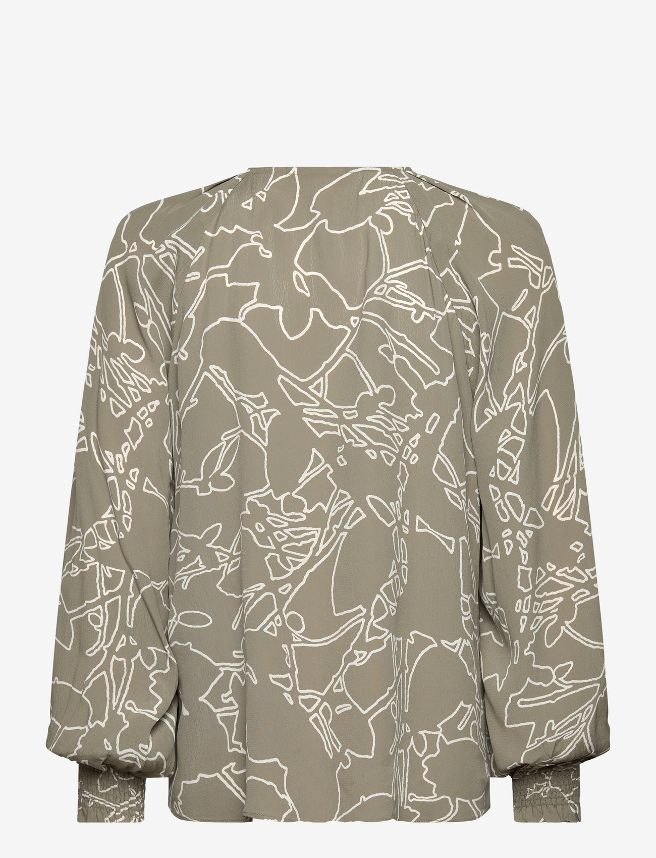 InWear - BaitiIW Blouse - long sleeved blouses - pinetree silhuette lines - 2