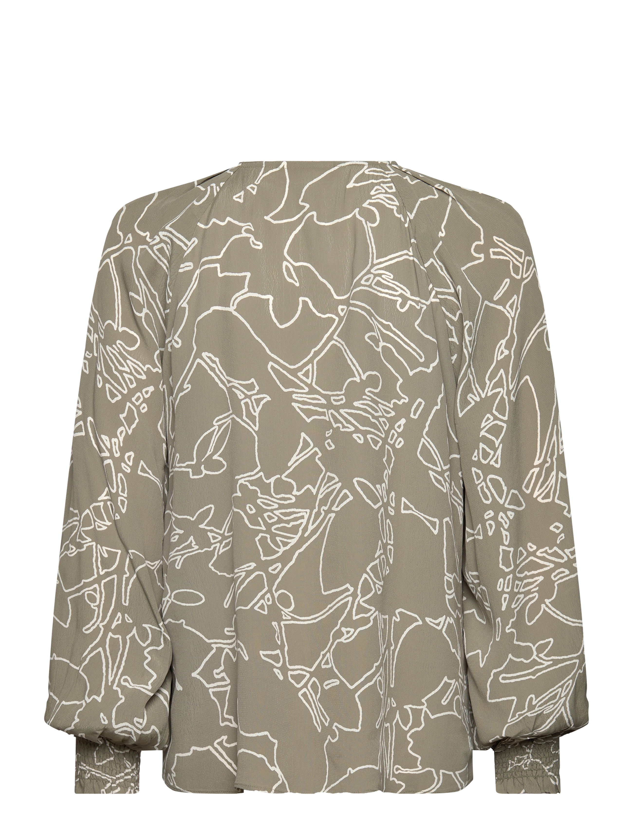 InWear - BaitiIW Blouse - langärmlige blusen - pinetree silhuette lines - 2