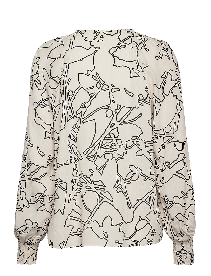 InWear - BaitiIW Blouse - pikkade varrukatega pluusid - noncolor silhuette lines - 2