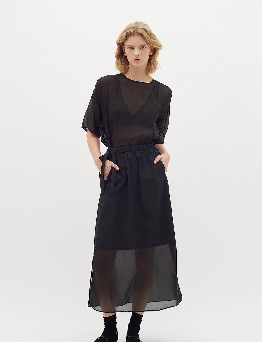 InWear - BurrellIW Skirt - midi nederdele - black - 3
