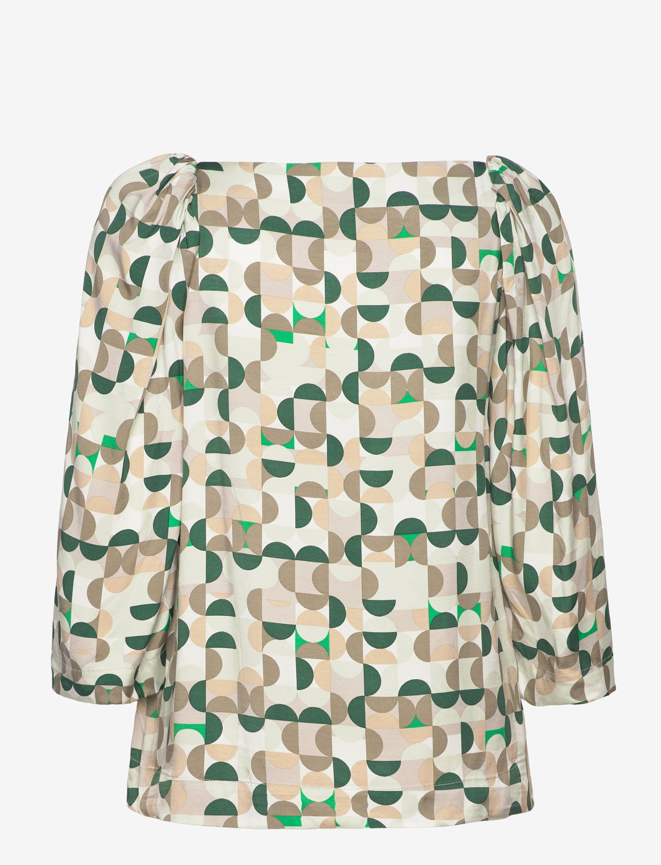 InWear - BerilIW Blouse - langærmede bluser - green geometrics - 2