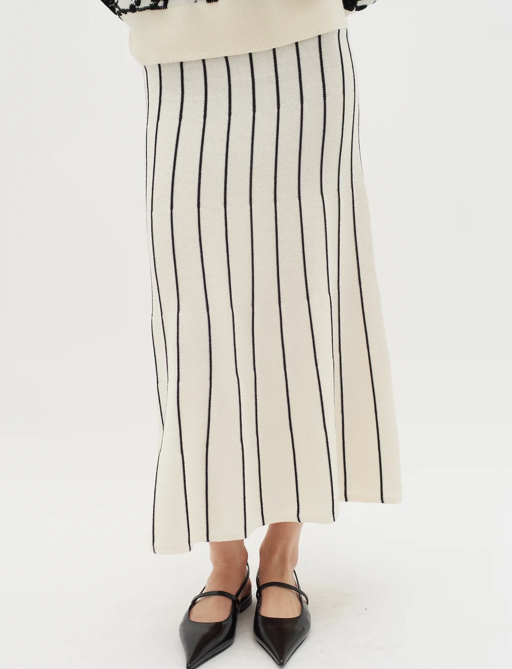 InWear - PaiteIW Skirt - strickröcke - whisper white - 0