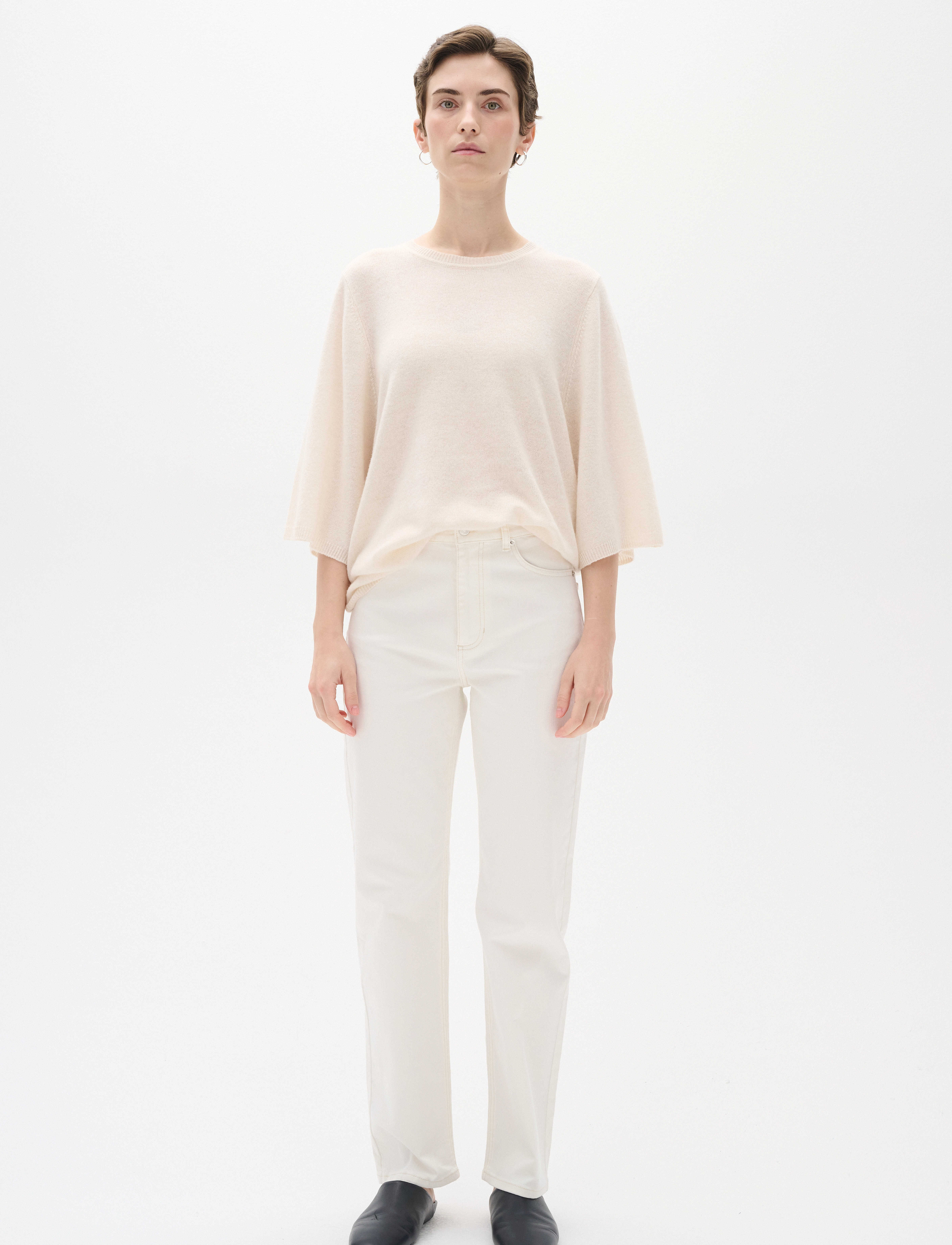 InWear - MonikaIW Oversize Tshirt - whisper white melange - 3