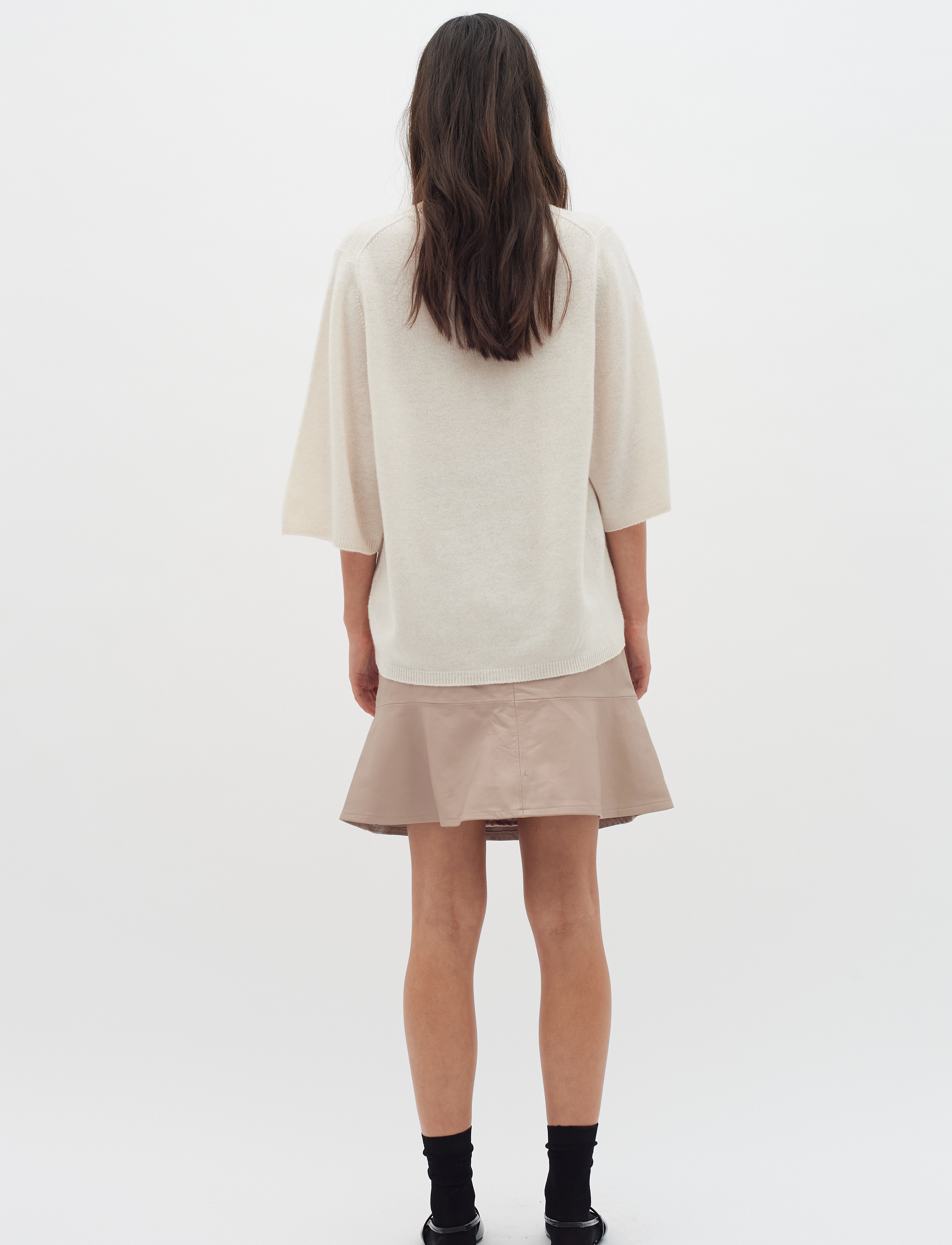 InWear - MonikaIW Oversize Tshirt - whisper white melange - 4