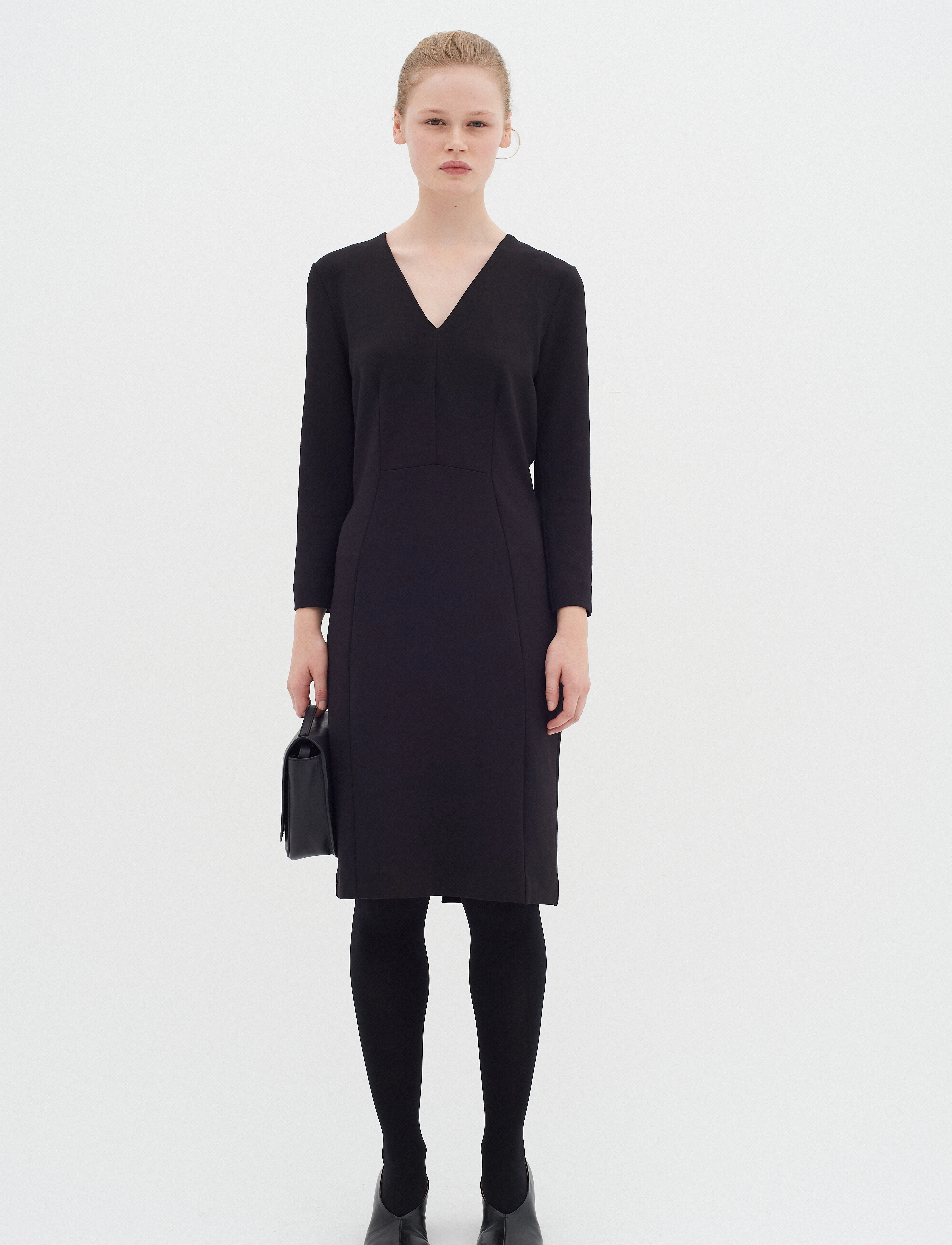 InWear PannieIW Fitted Dress - Etuikleider - BLACK / black