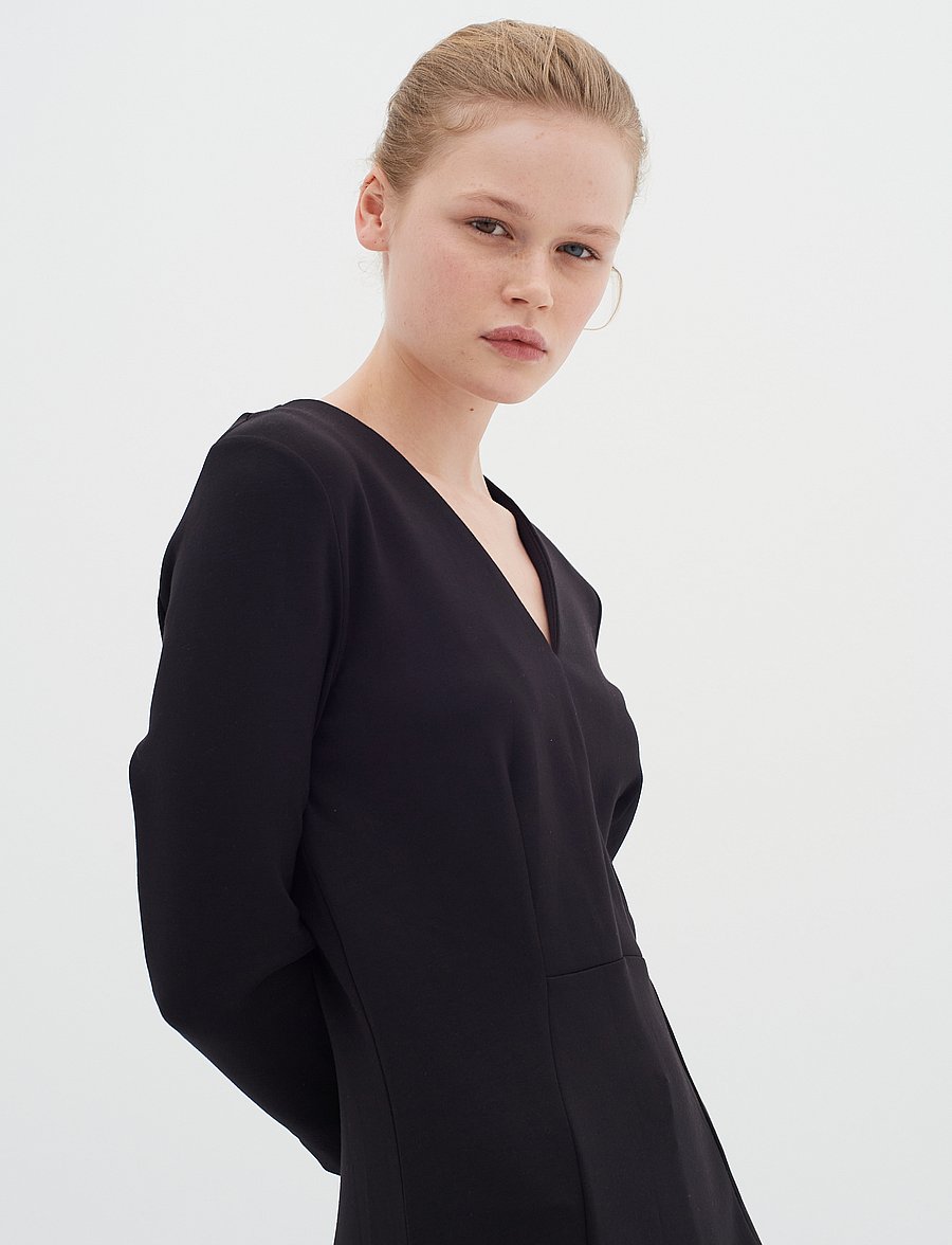 InWear - PannieIW Fitted Dress - fodralklänningar - black - 4