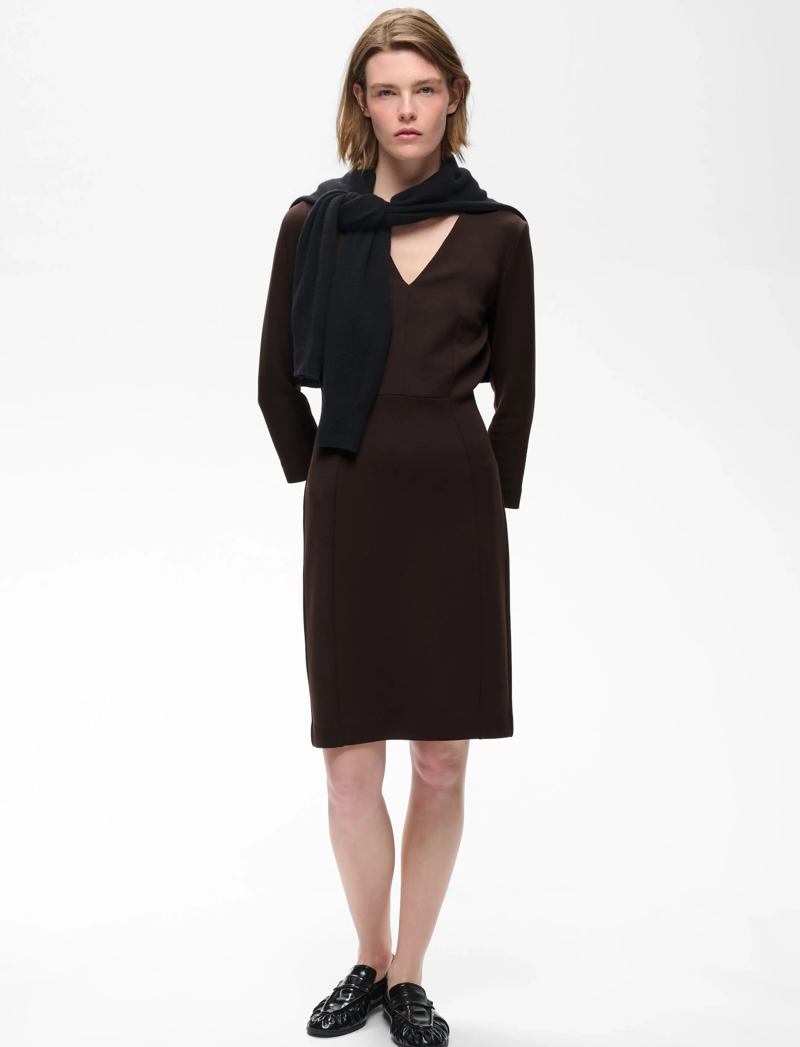 InWear PannieIW Fitted Dress - Dresses - CHOCOLATE BROWN / brown