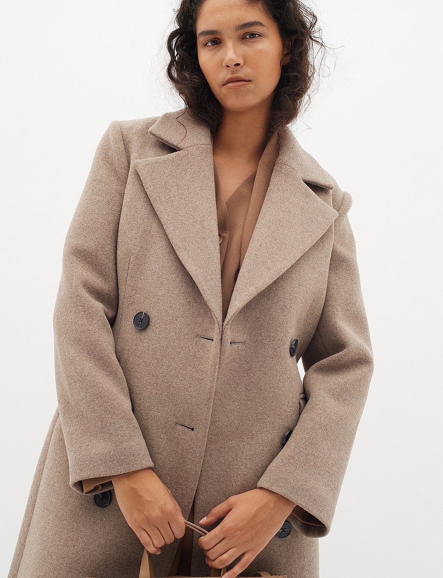 InWear - ThoraIW Lapel Coat - sandy grey melange - 0