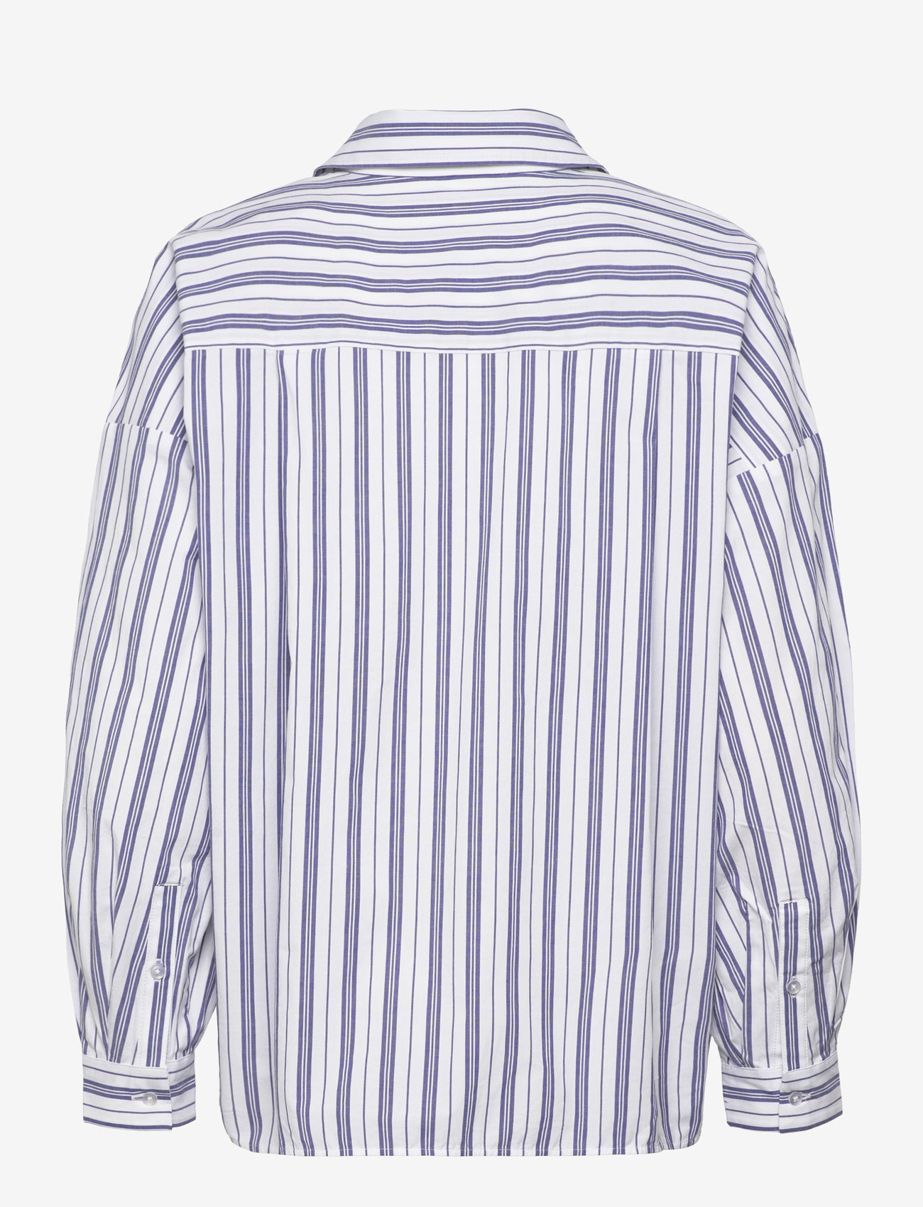 InWear - LulaIW Blouse - långärmade skjortor - blue narrow stripe - 2