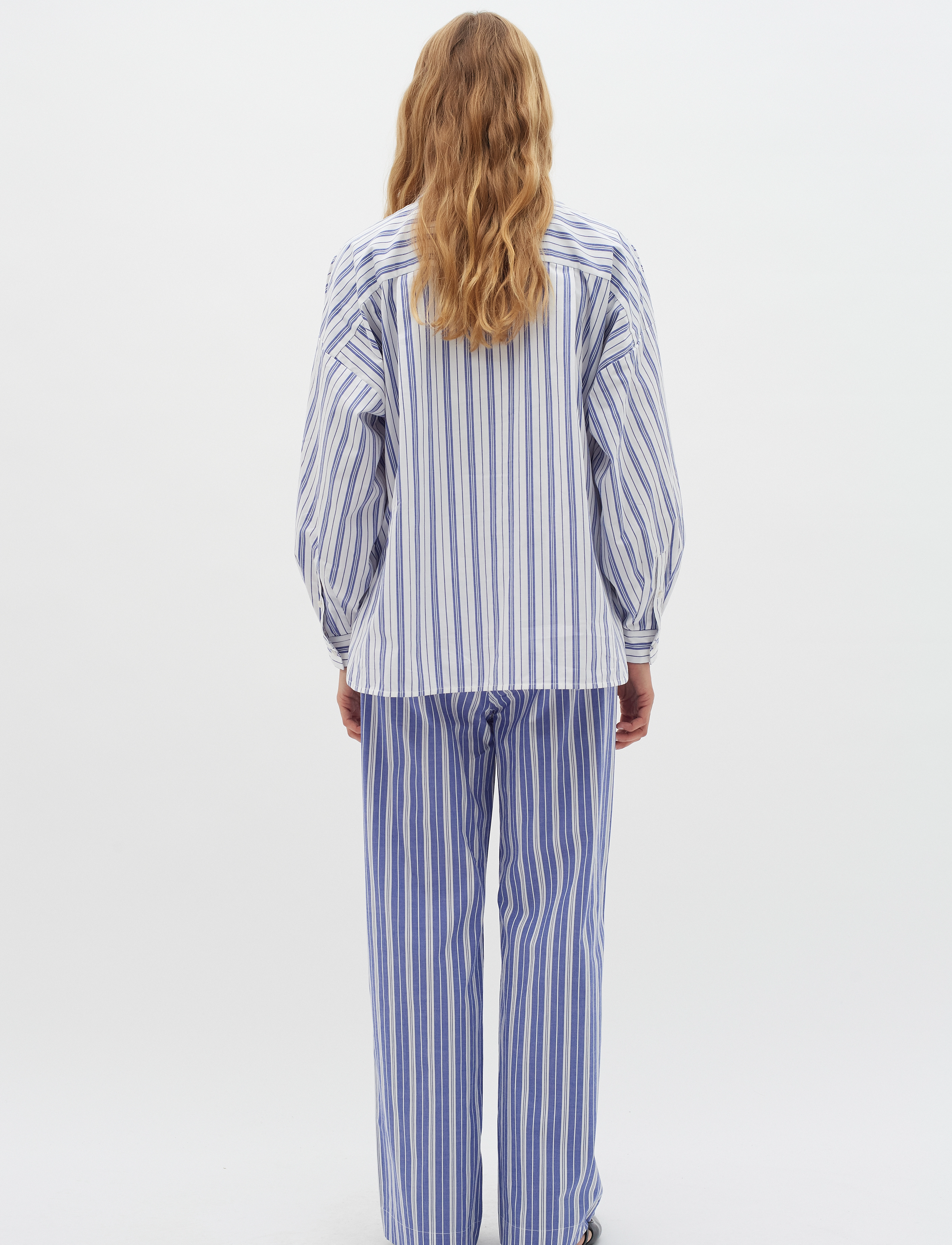 InWear - LulaIW Blouse - overhemden met lange mouwen - blue narrow stripe - 5