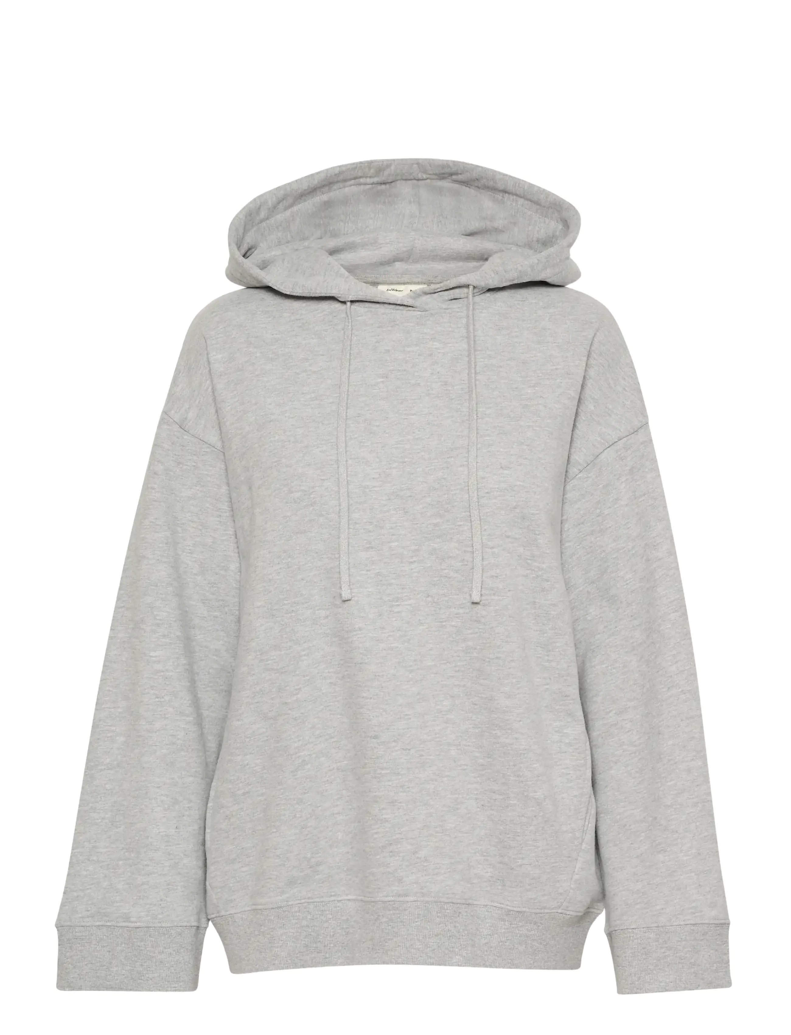 InWear Lane IW Base Hoodie - Kapuutsiga dressipluusid - LIGHT GREY MELANGE / grey