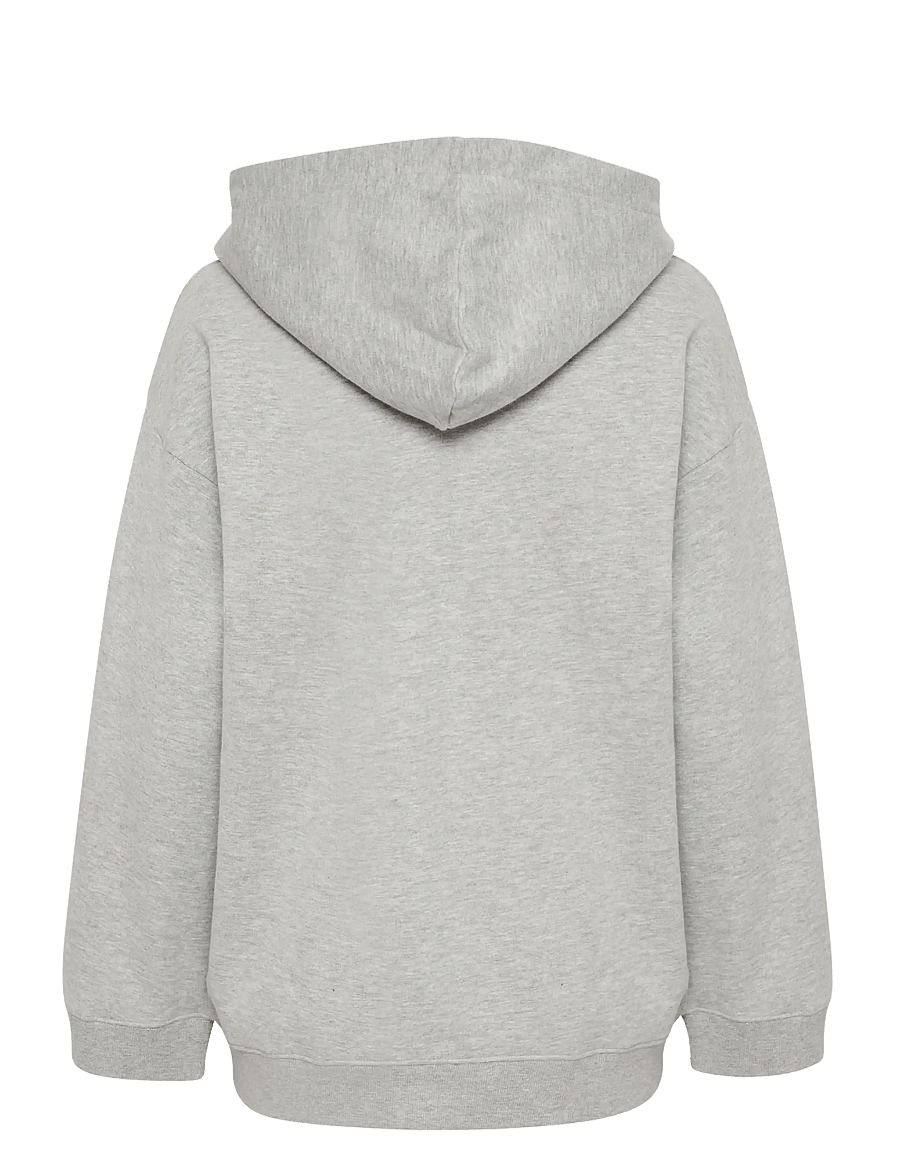 InWear - Lane IW Base Hoodie - kapuutsiga pusad - light grey melange - 2