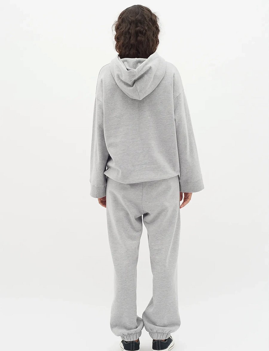 InWear - Lane IW Base Hoodie - kapuutsiga pusad - light grey melange - 4