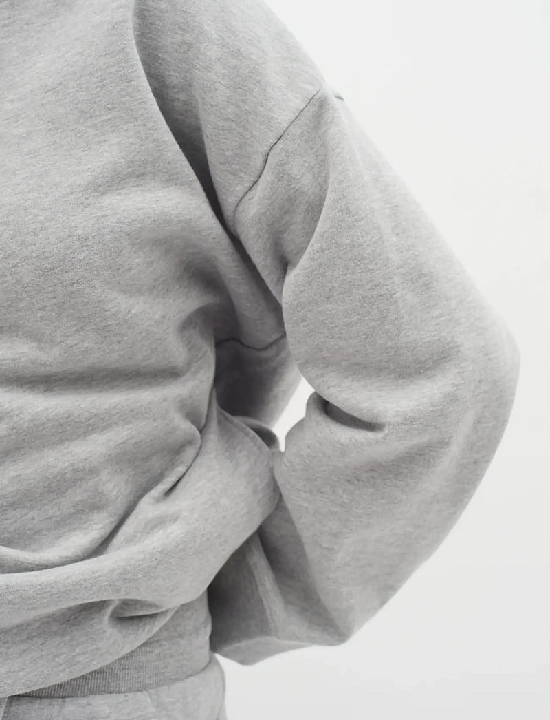 InWear - Lane IW Base Hoodie - kapuutsiga dressipluusid - light grey melange - 5