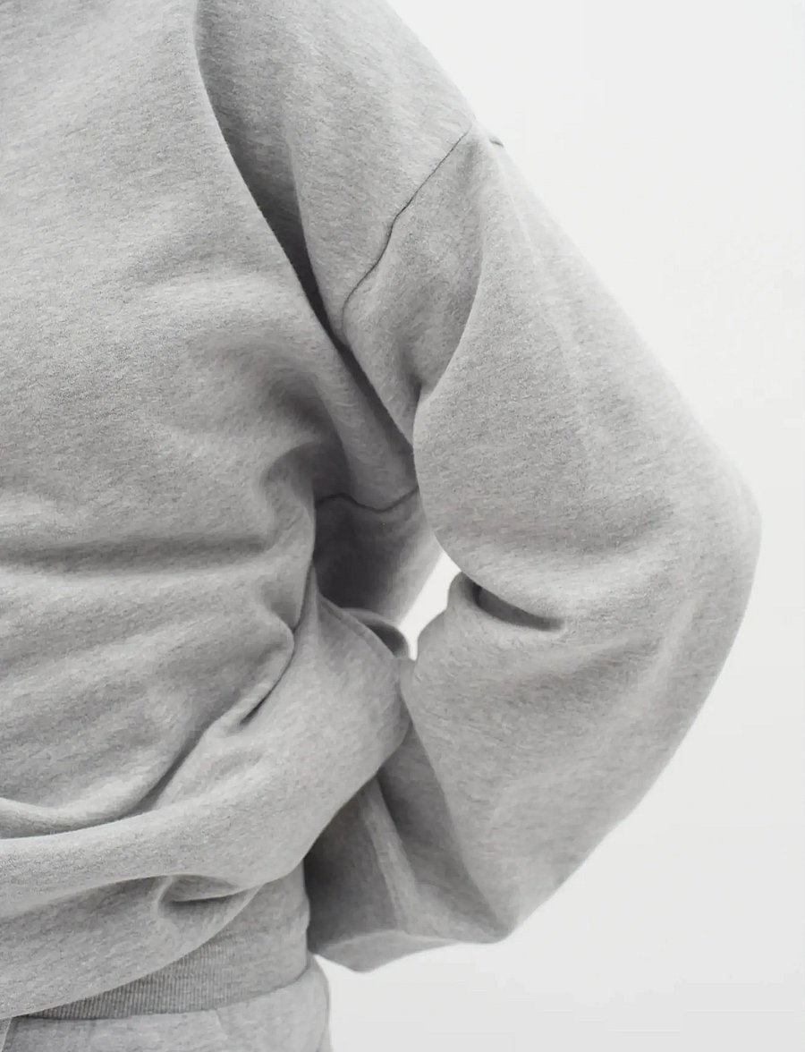 InWear - Lane IW Base Hoodie - kapuutsiga pusad - light grey melange - 5
