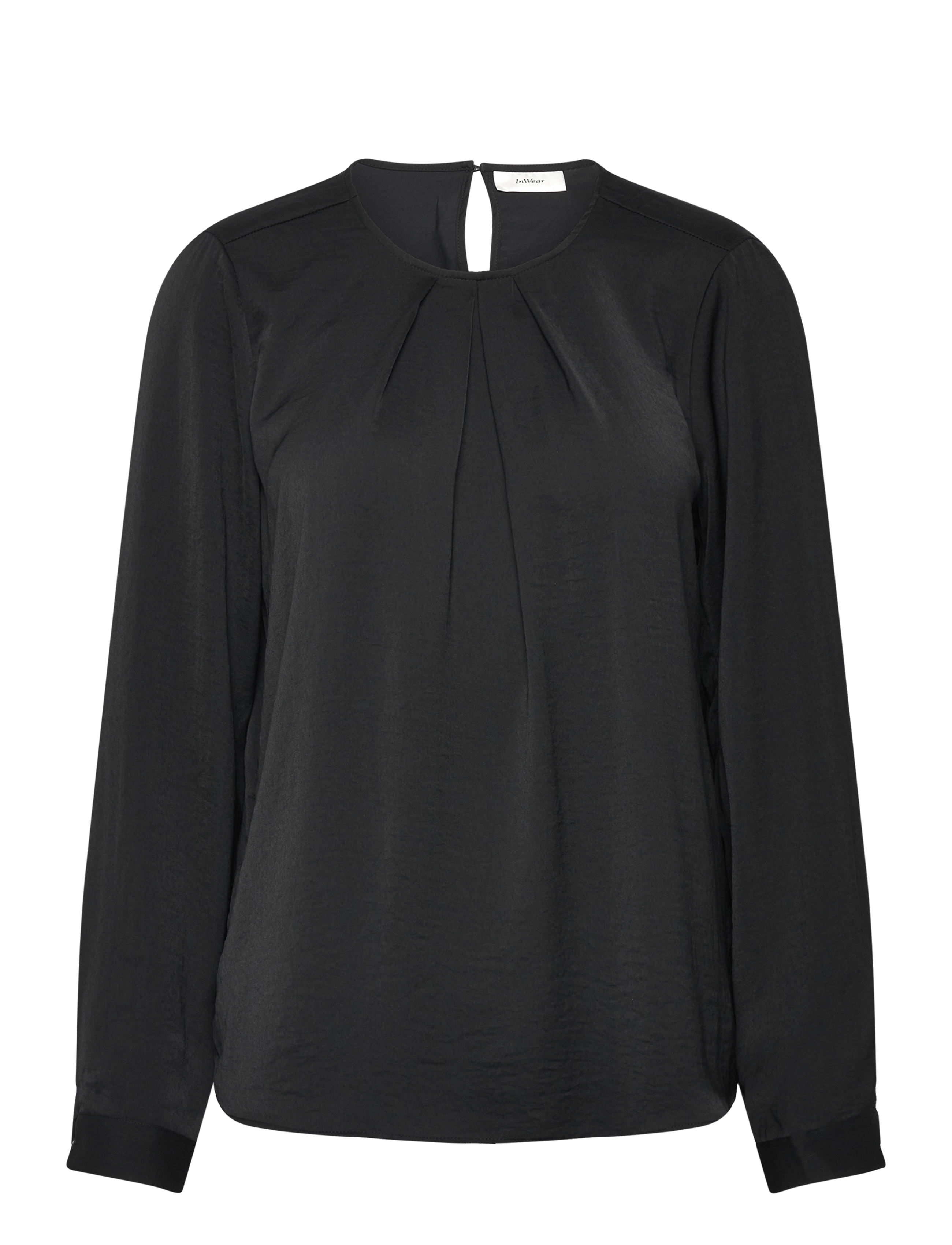INWEAR Dotaiw Pleat Bluse Schwarz - 42 - Damen