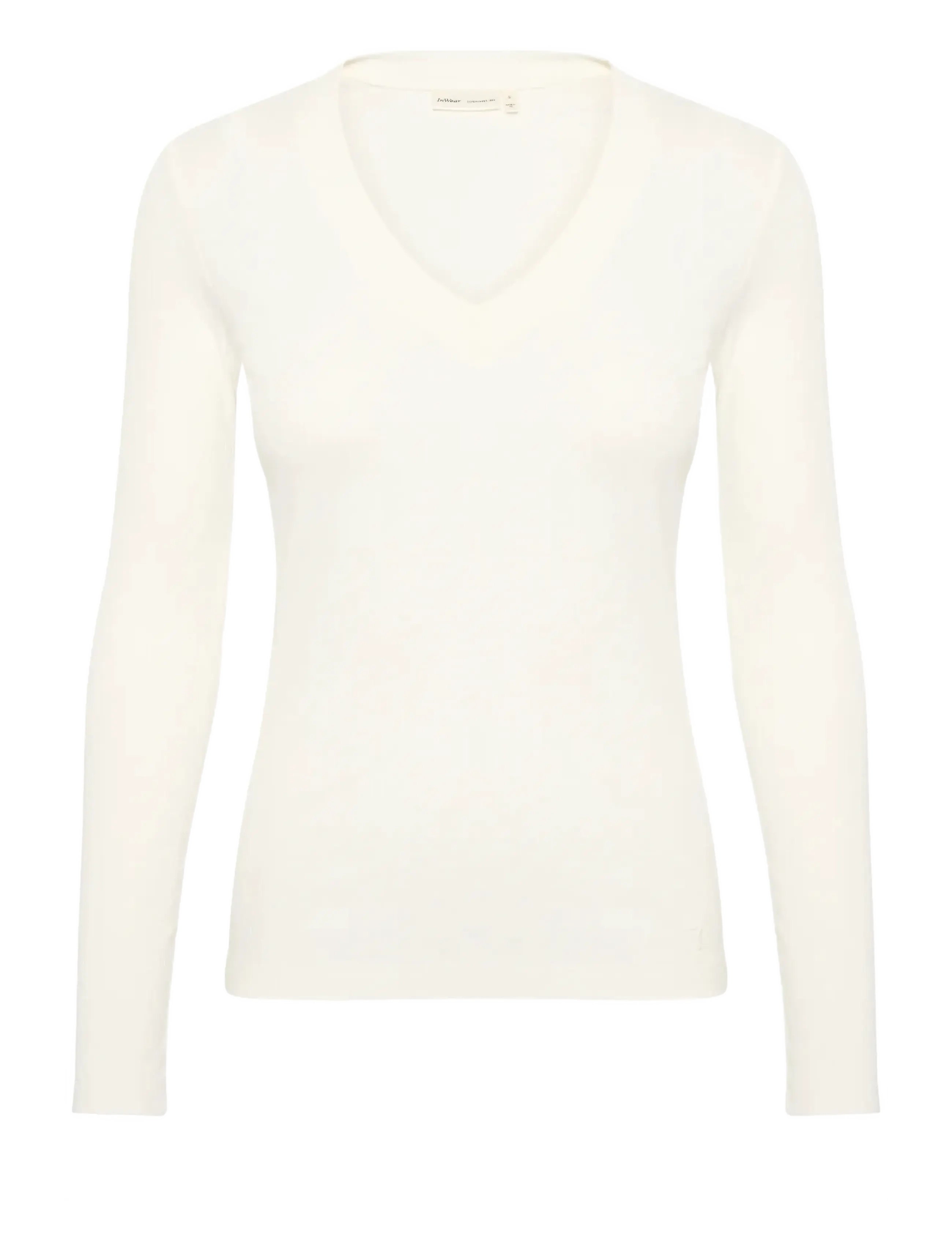 InWear DagnaIW V-Neck LS - Uus - WHISPER WHITE / white