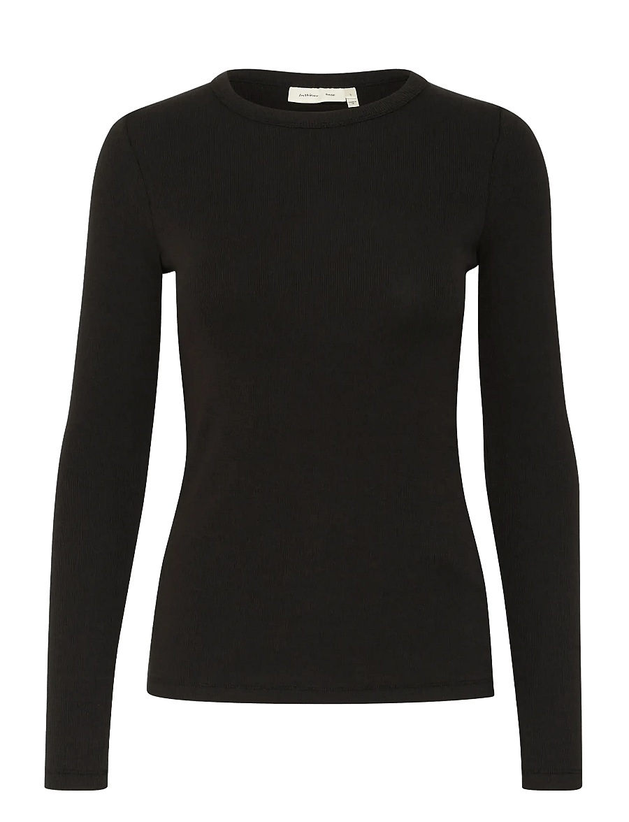InWear - LolahIW Base LS - langärmlige tops - black - 1