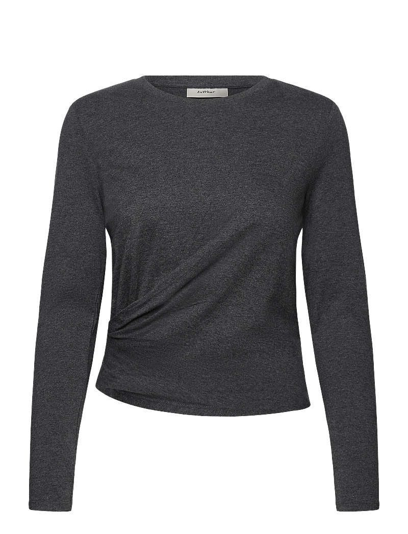 InWear - CollenIW LS - langærmede toppe - dark grey melange - 0