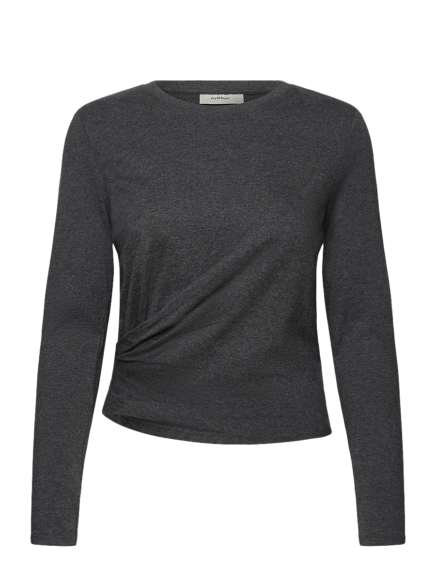 InWear - CollenIW LS - hauts à manches longues - dark grey melange - 0