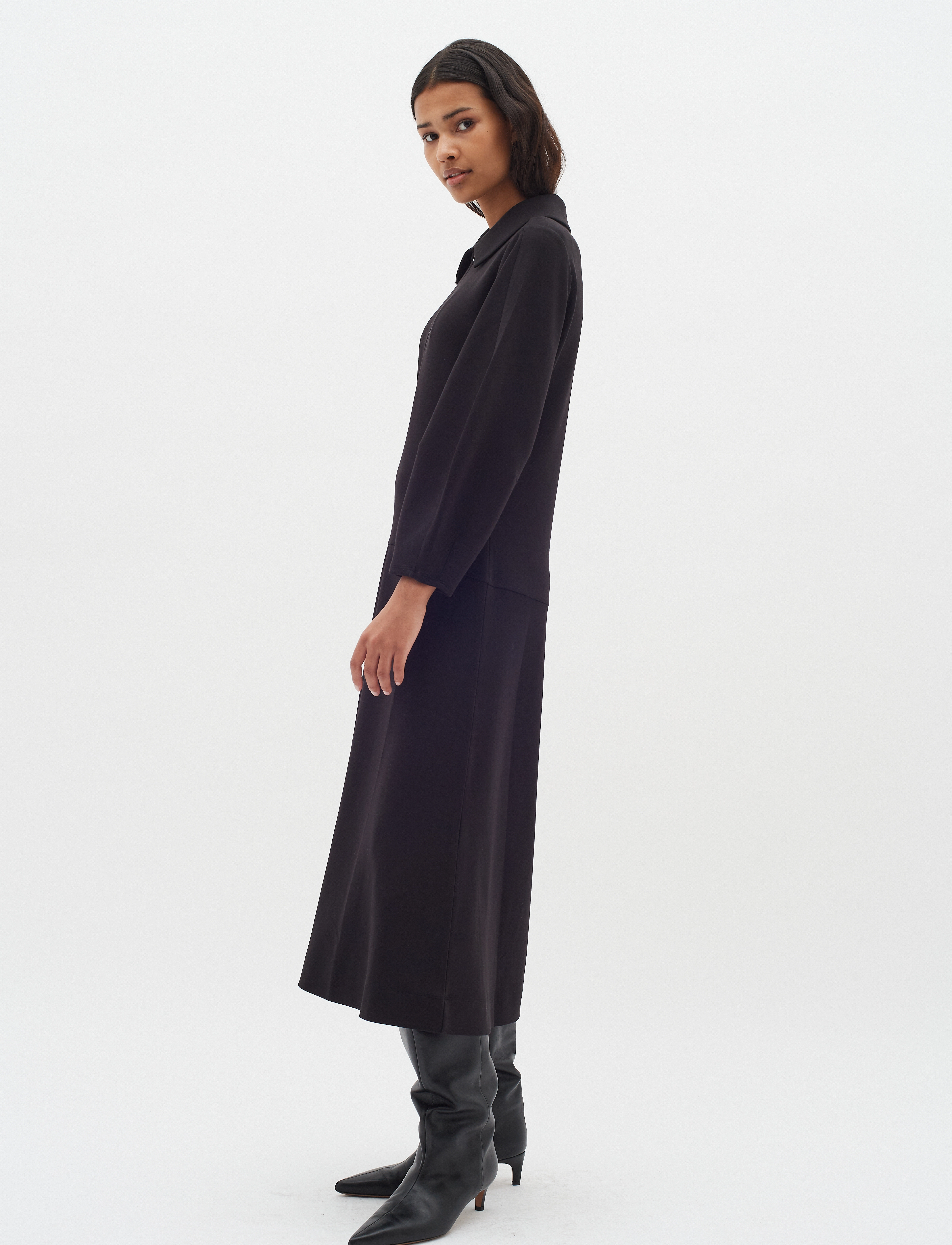 InWear - CocentIW Dress - sweatshirtkjoler - black - 3