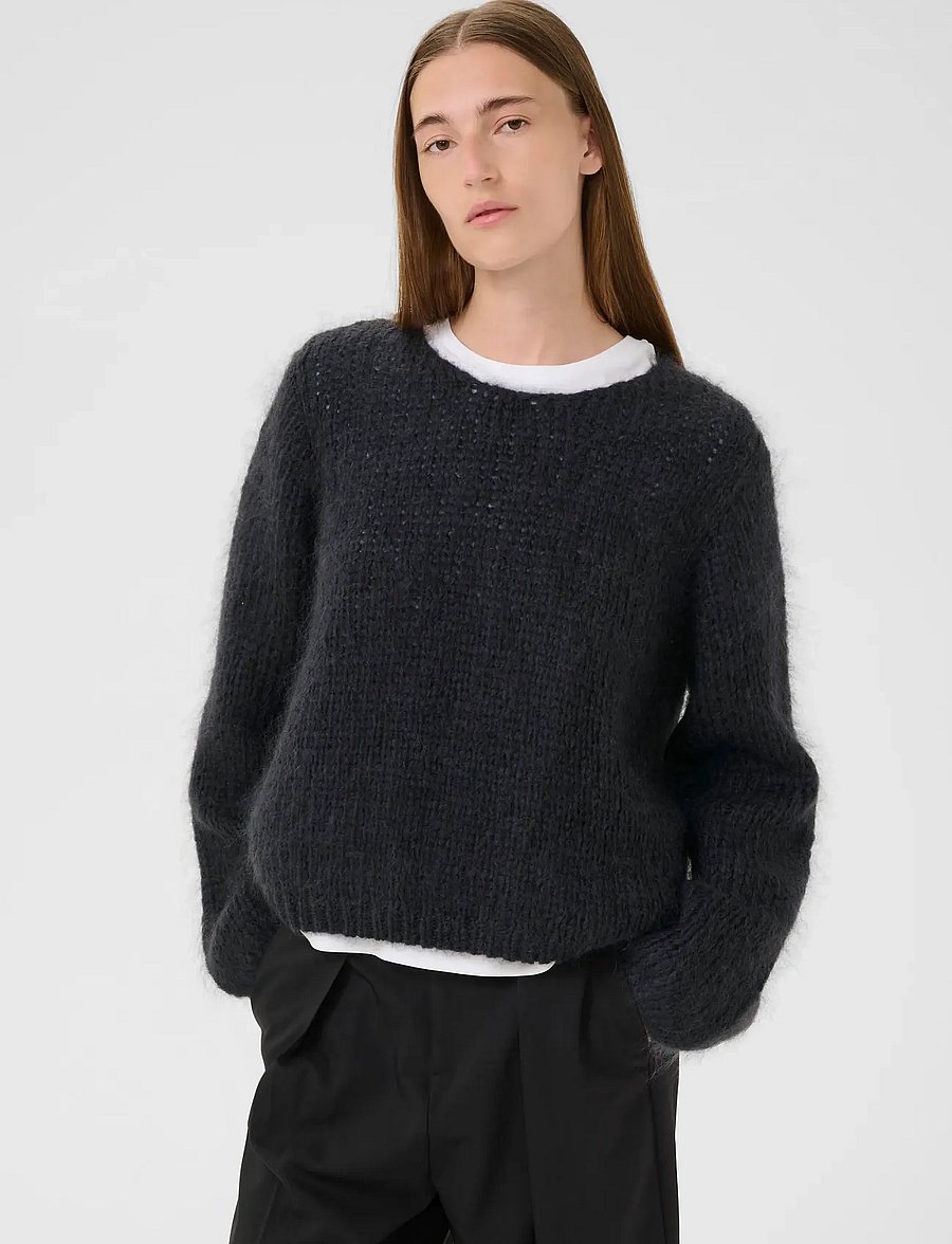 InWear - JetraIW Pullover - pullover - dark grey melange - 0
