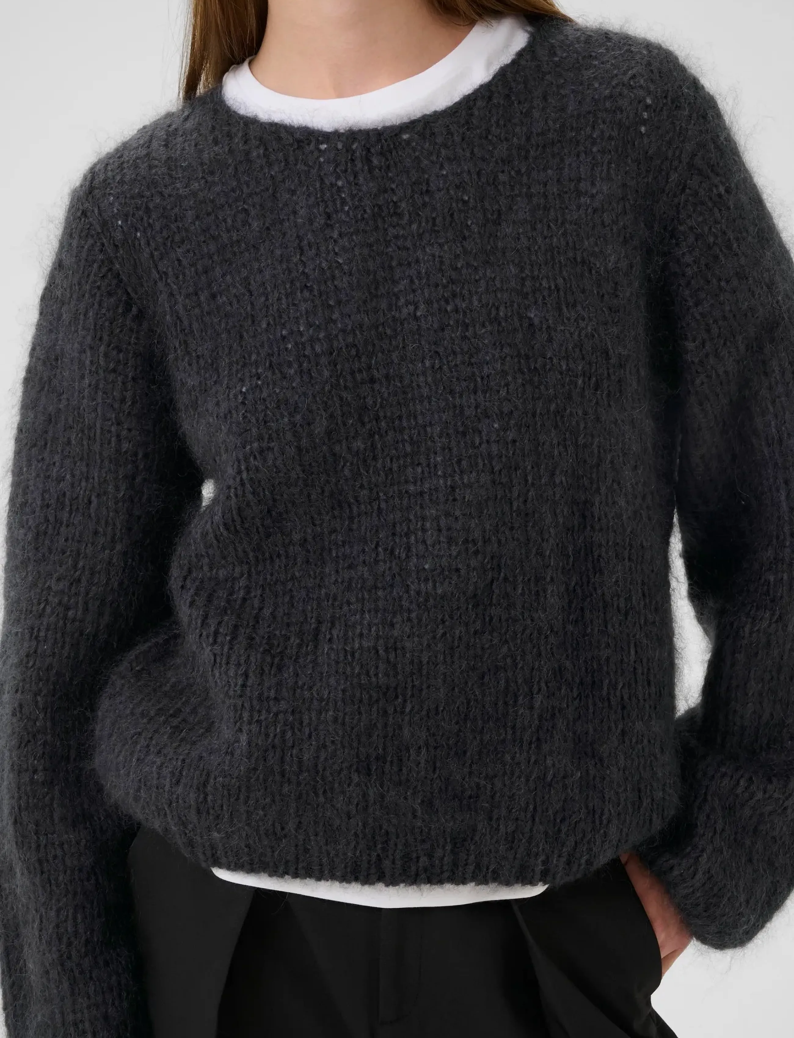 InWear - JetraIW Pullover - pullover - dark grey melange - 5