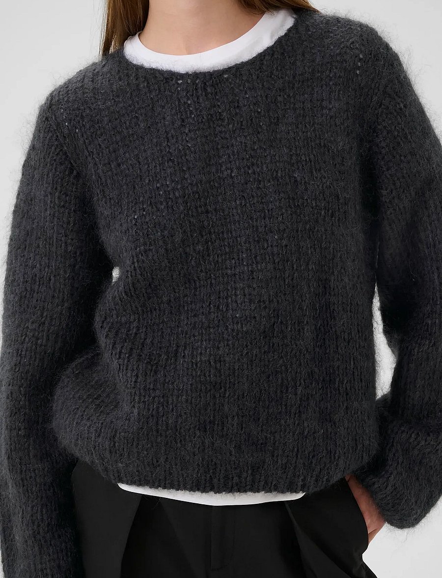 InWear - JetraIW Pullover - pullover - dark grey melange - 5