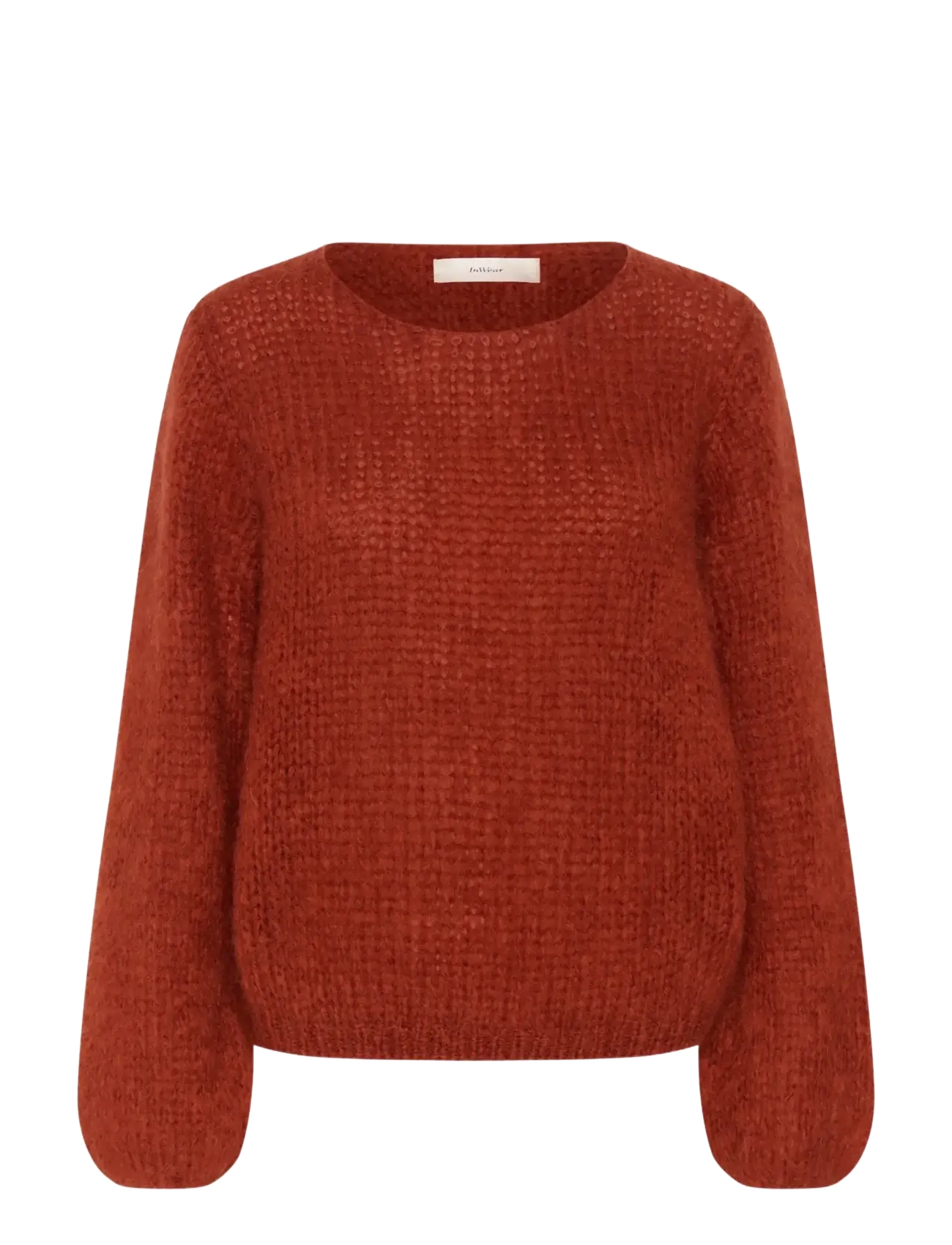 InWear - JetraIW Pullover - stickade tröjor - red ochre - 1