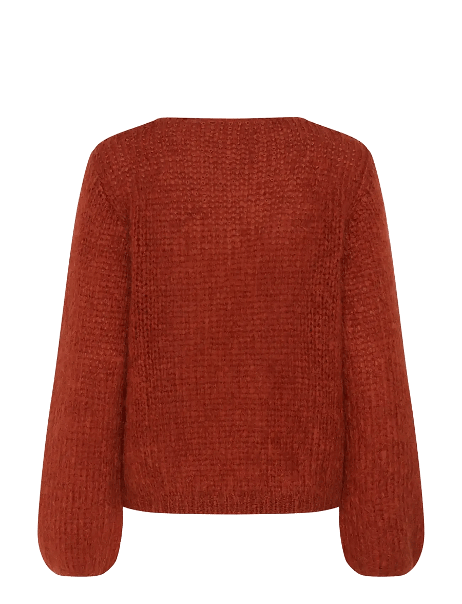 InWear - JetraIW Pullover - striktrøjer - red ochre - 2