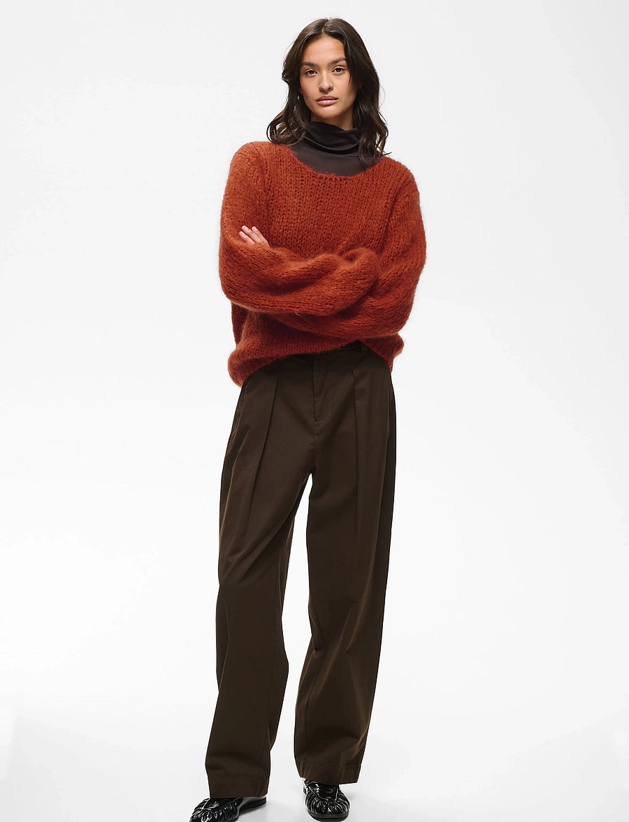 InWear - JetraIW Pullover - striktrøjer - red ochre - 0