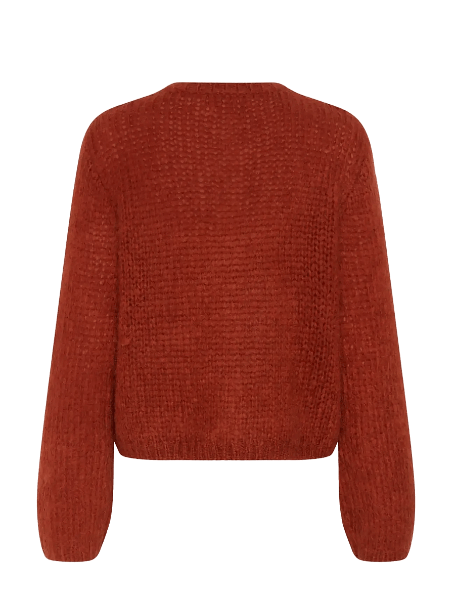 InWear - JetraIW Cardigan - strickjacken - red ochre - 1