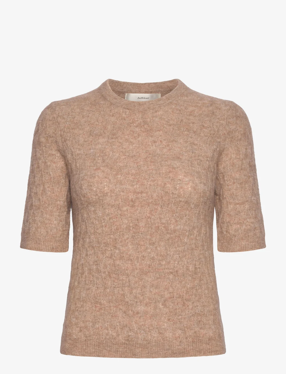 InWear - JunahIW Pullover - striktrøjer - tobacco brown melange - 1