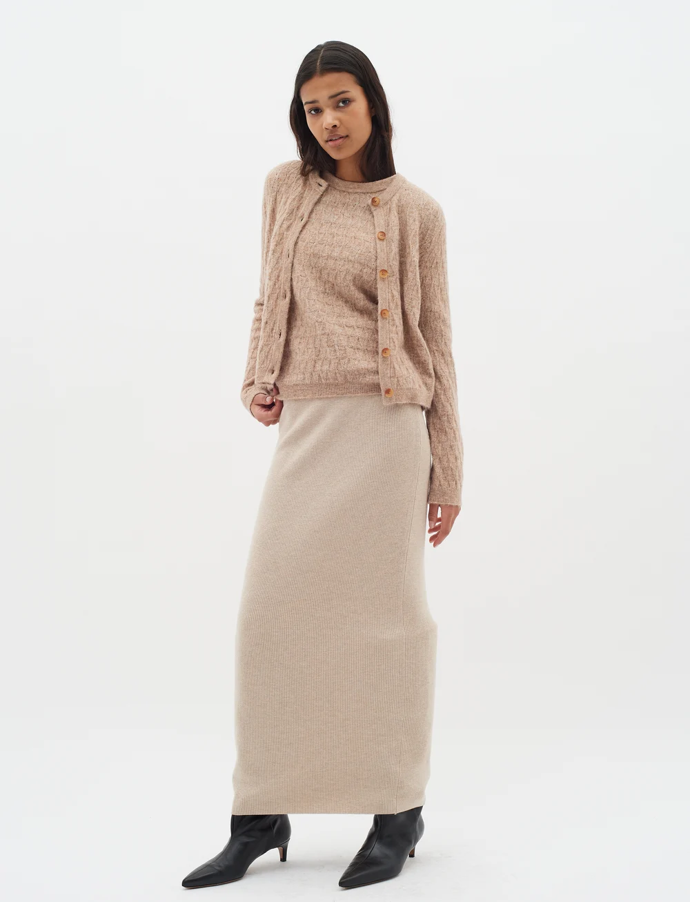 InWear - JunahIW Pullover - striktrøjer - tobacco brown melange - 3