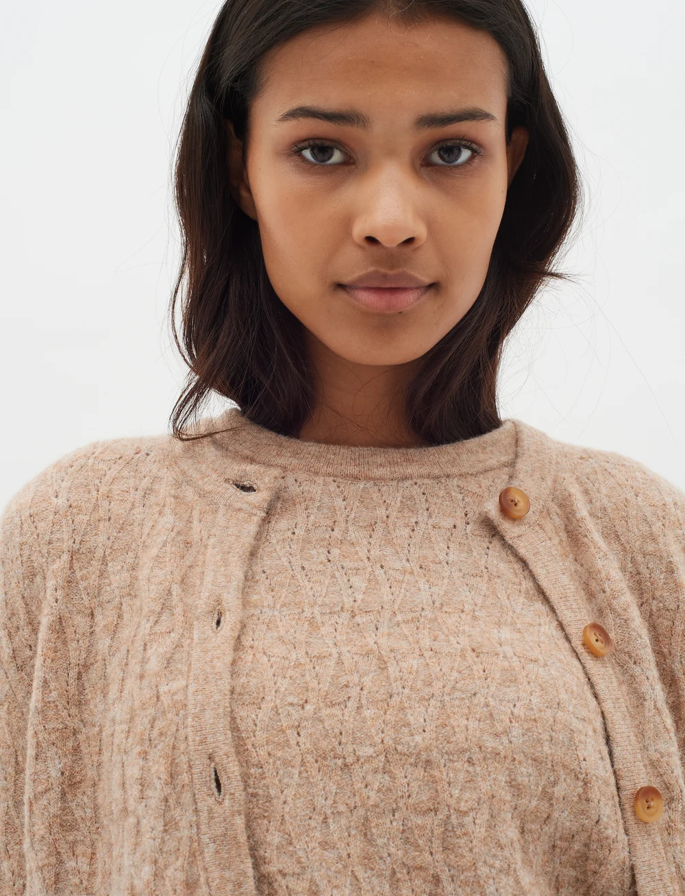 InWear - JunahIW Pullover - striktrøjer - tobacco brown melange - 5