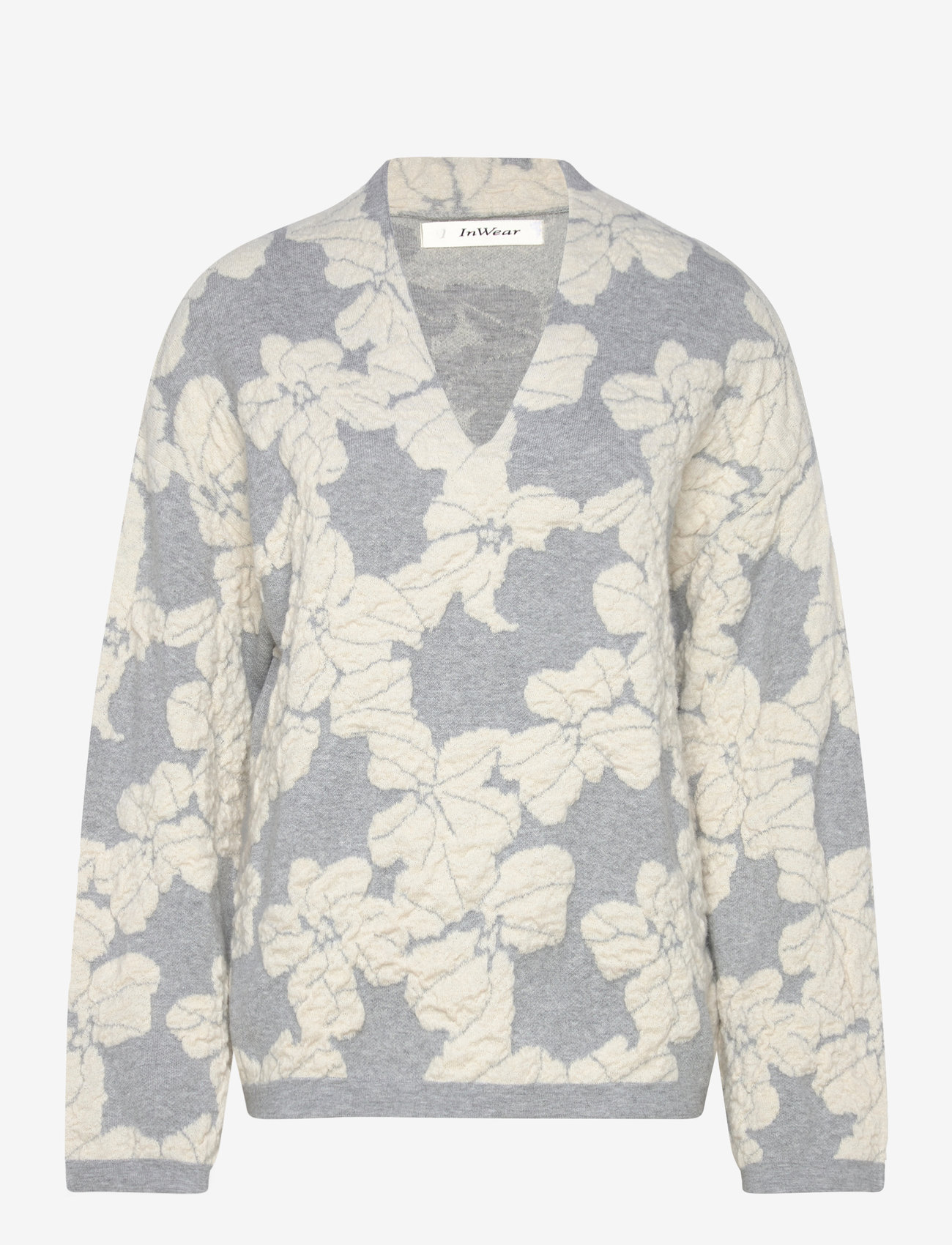 InWear - JianaIW Pullover - naised - vanilla jacquard cutout flower - 1