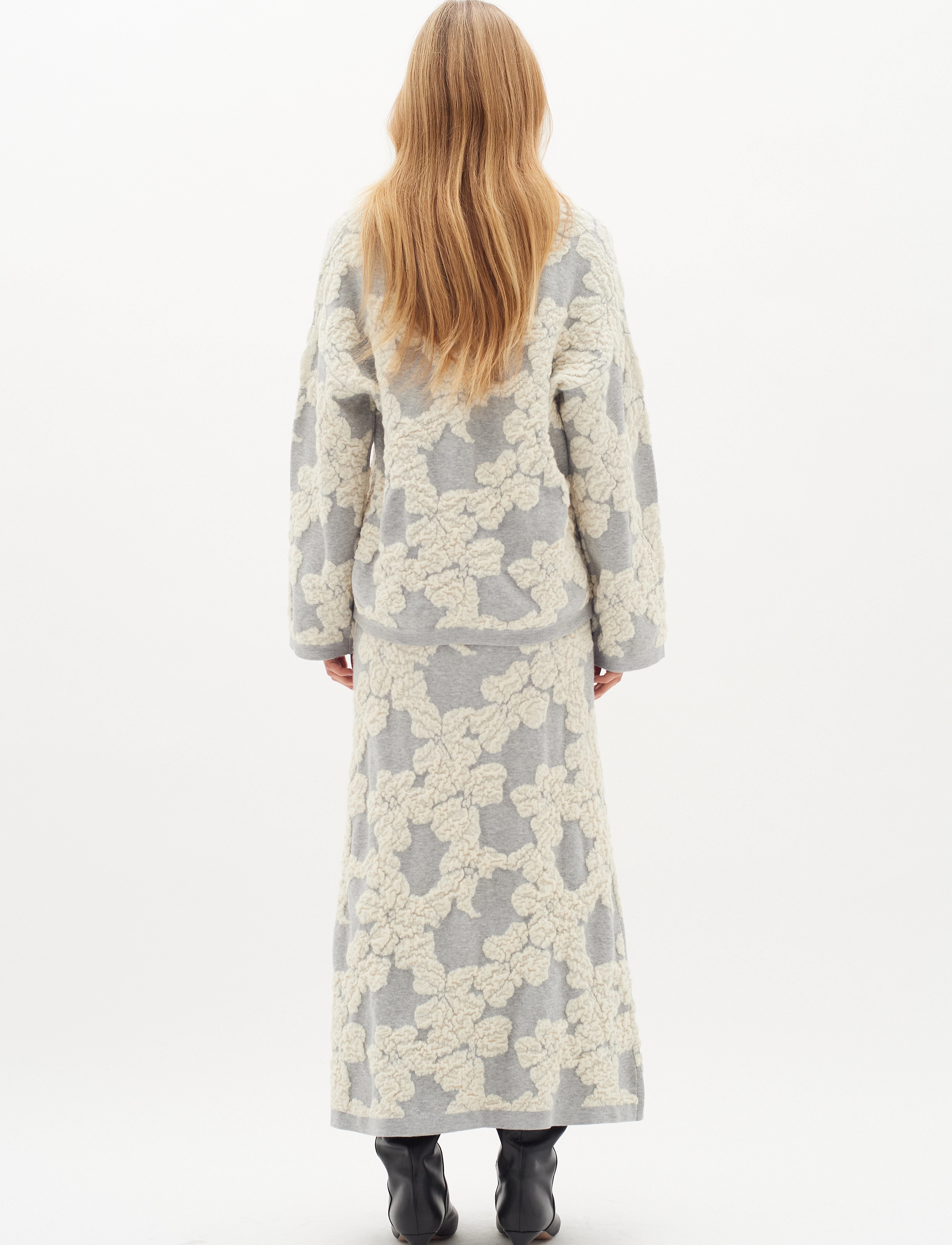 InWear - JianaIW Pullover - sweatshirts - vanilla jacquard cutout flower - 4