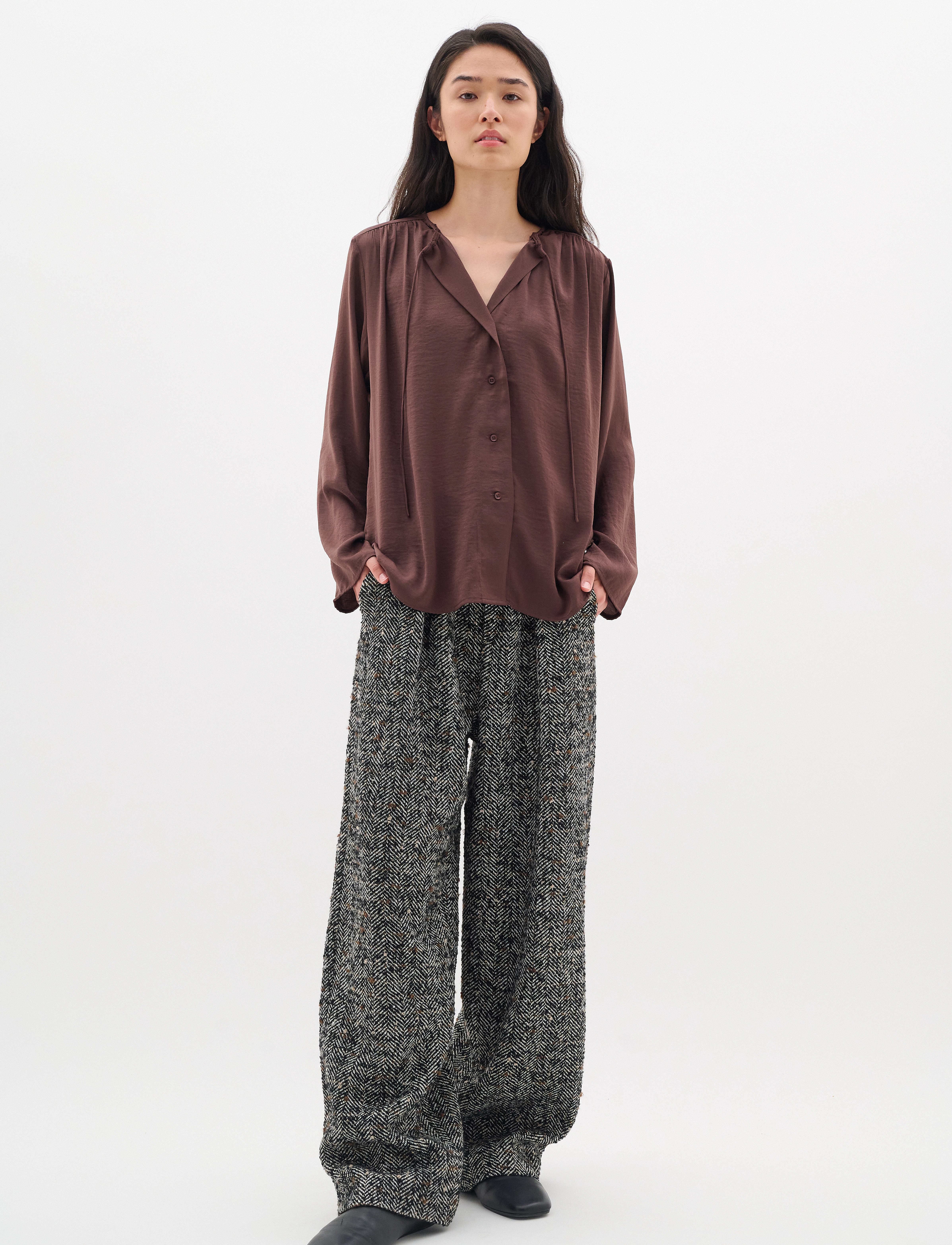 InWear - MatoIW Shirt - langermede bluser - brown puce - 3