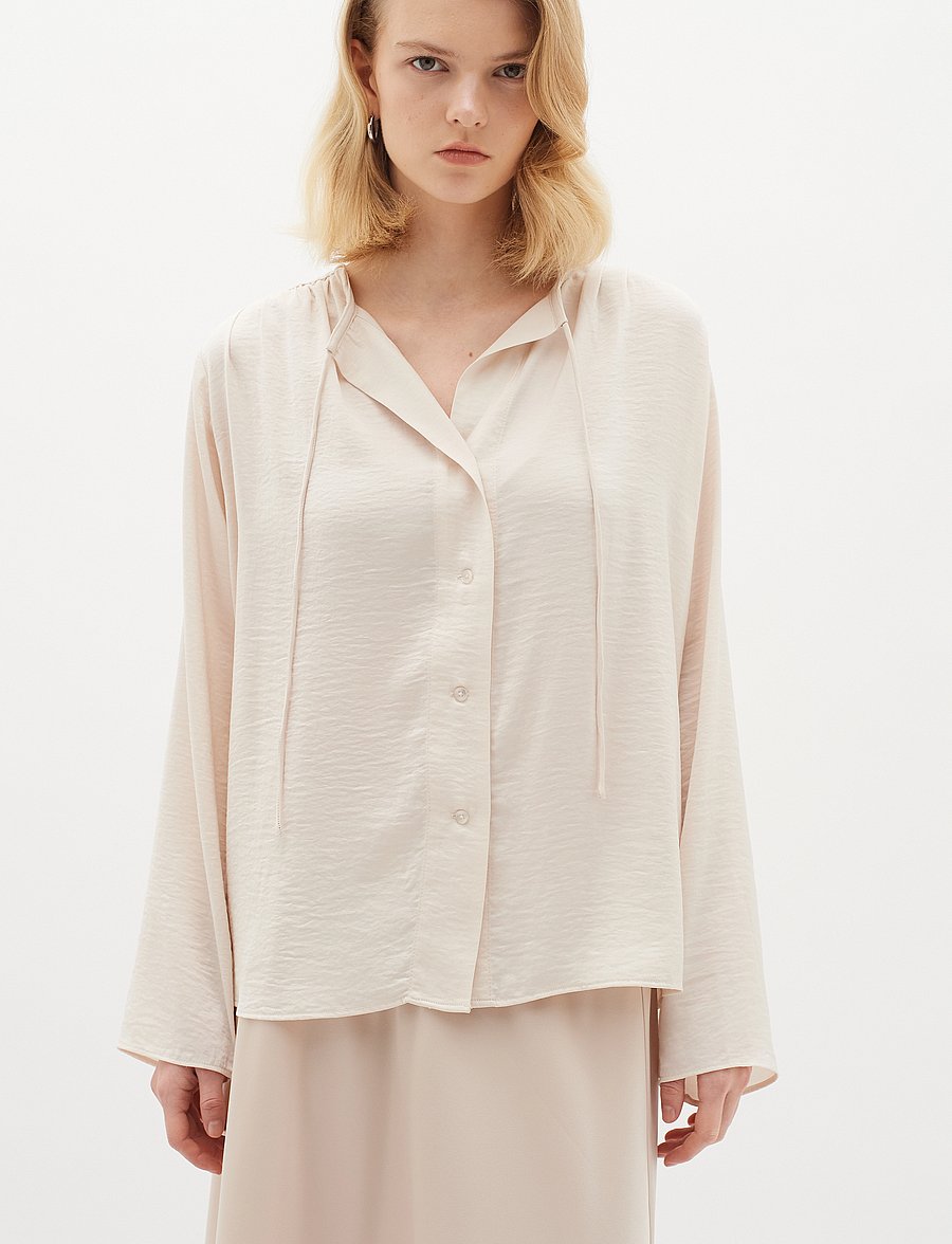 InWear - MatoIW Shirt - langärmelige blusen - french nougat - 0