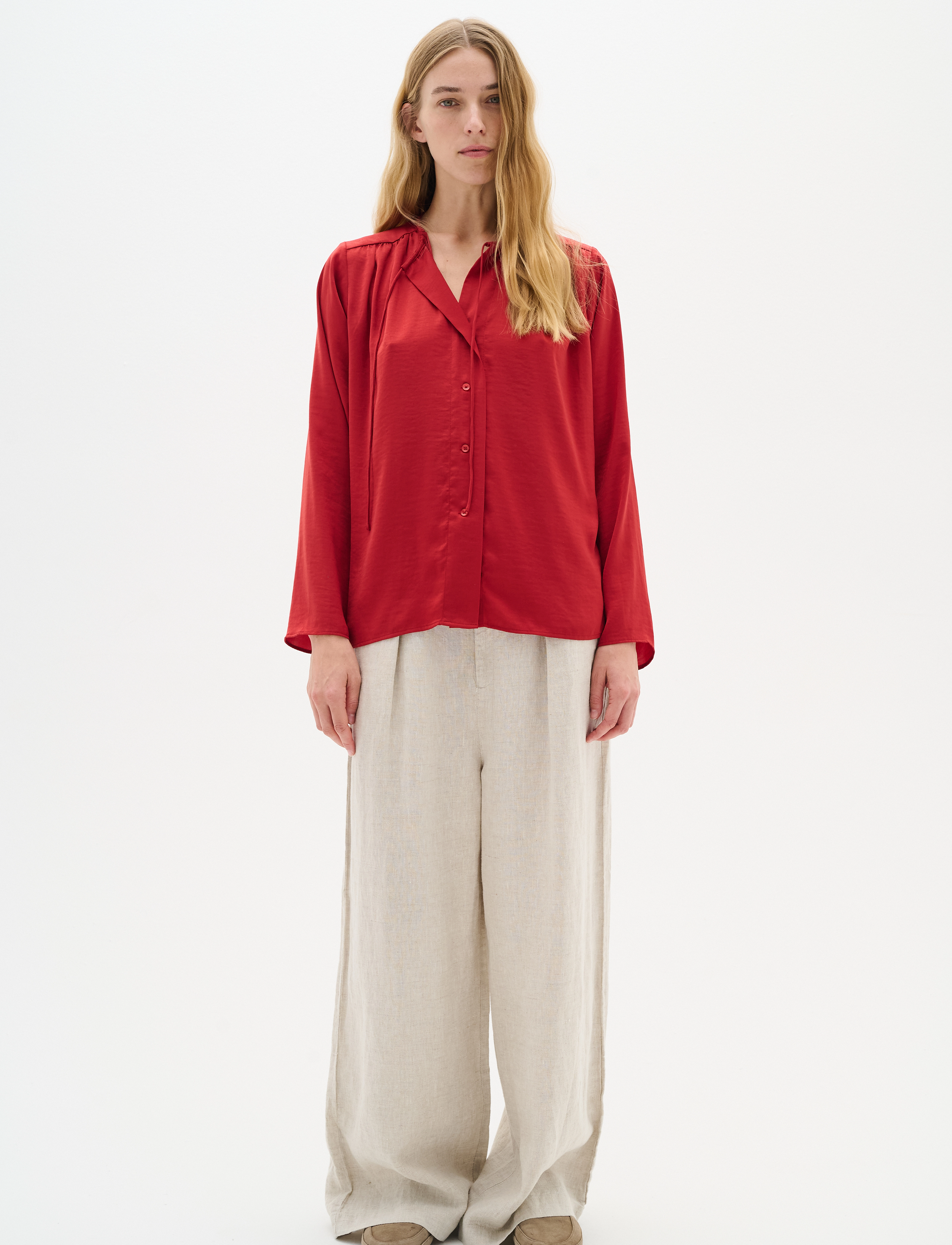 InWear - MatoIW Shirt - langærmede bluser - rusty red - 3