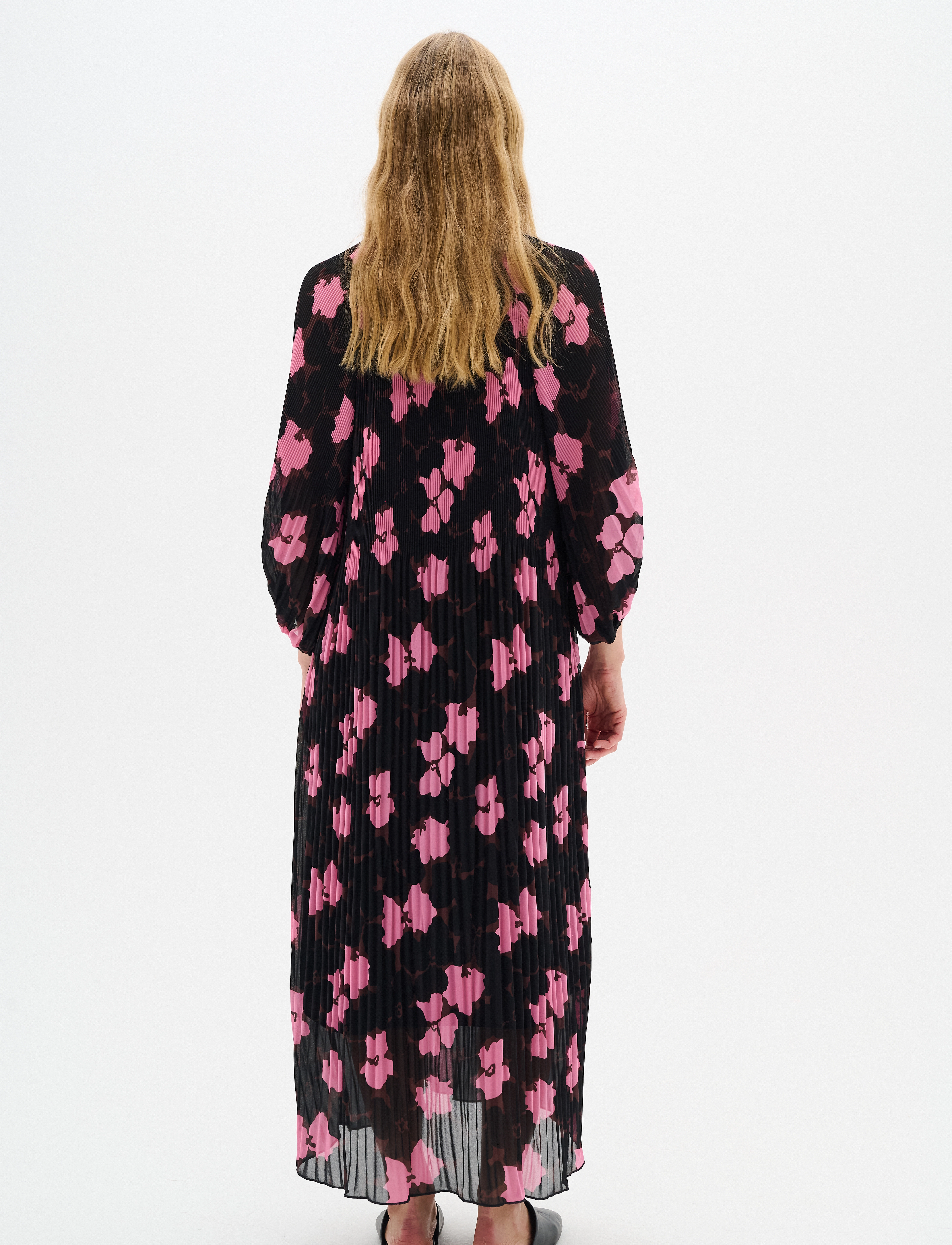 InWear - MendraIW Long Dress - maxikjoler - cashmere pink cut out flower - 3