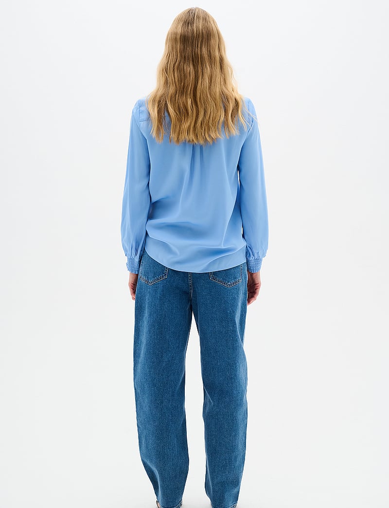 InWear - MuxieIW Shirt - långärmade blusar - crispy blue - 4