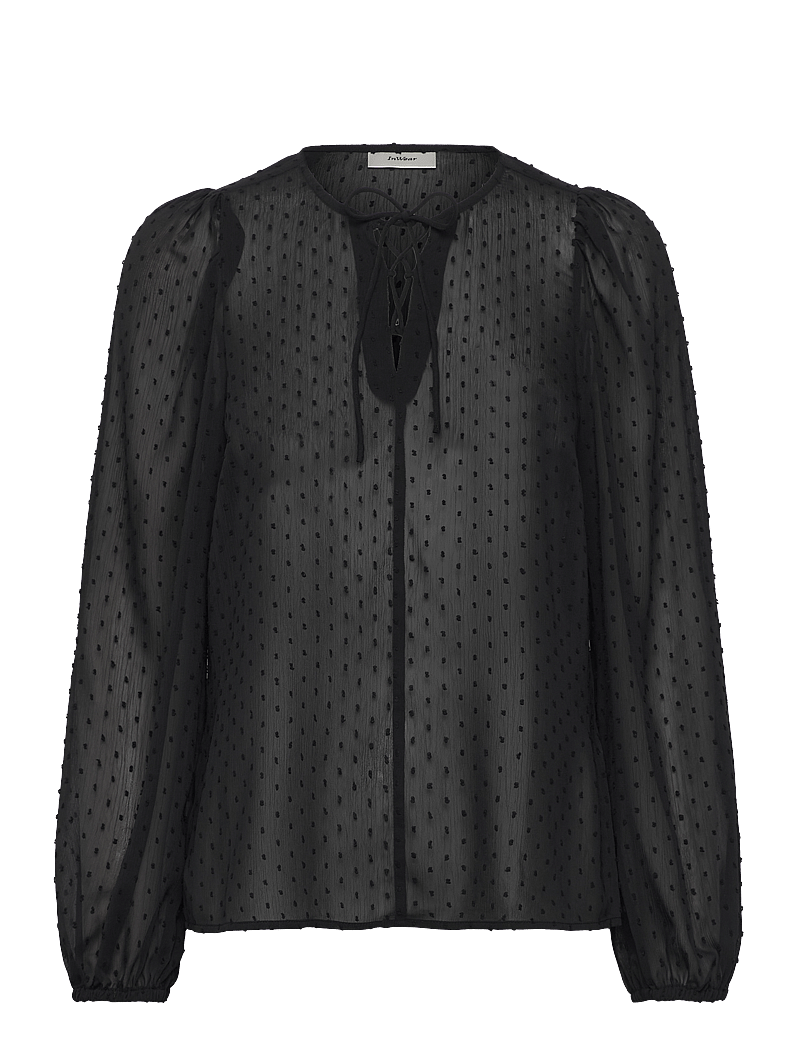 InWear - MibiIW Blouse - langærmede bluser - black - 1